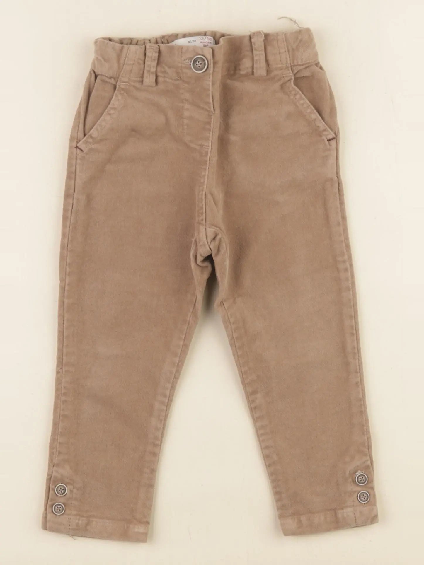 Zara - pantalon marron - 12/18 mois