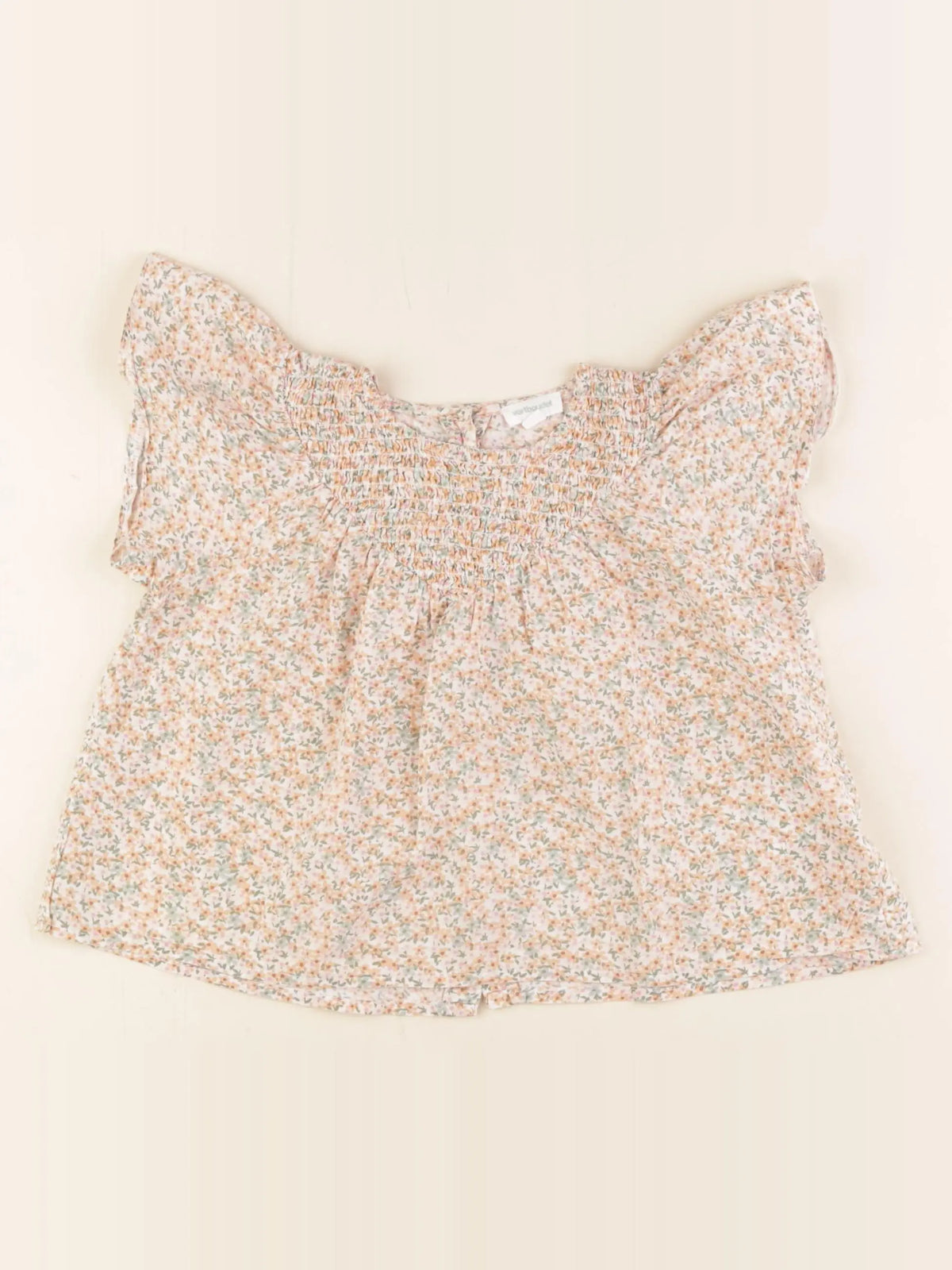 Vertbaudet - blouse orange - 2 ans