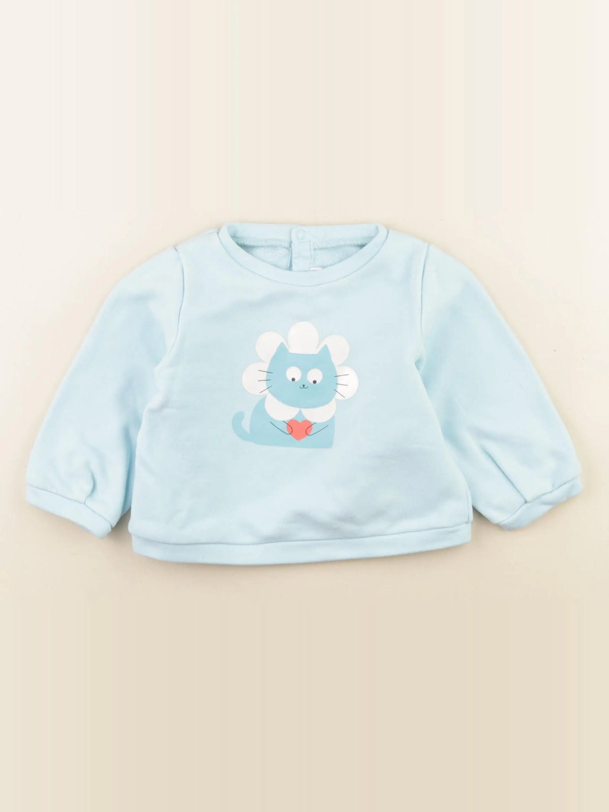 Jacadi - sweat bleu - 24 mois