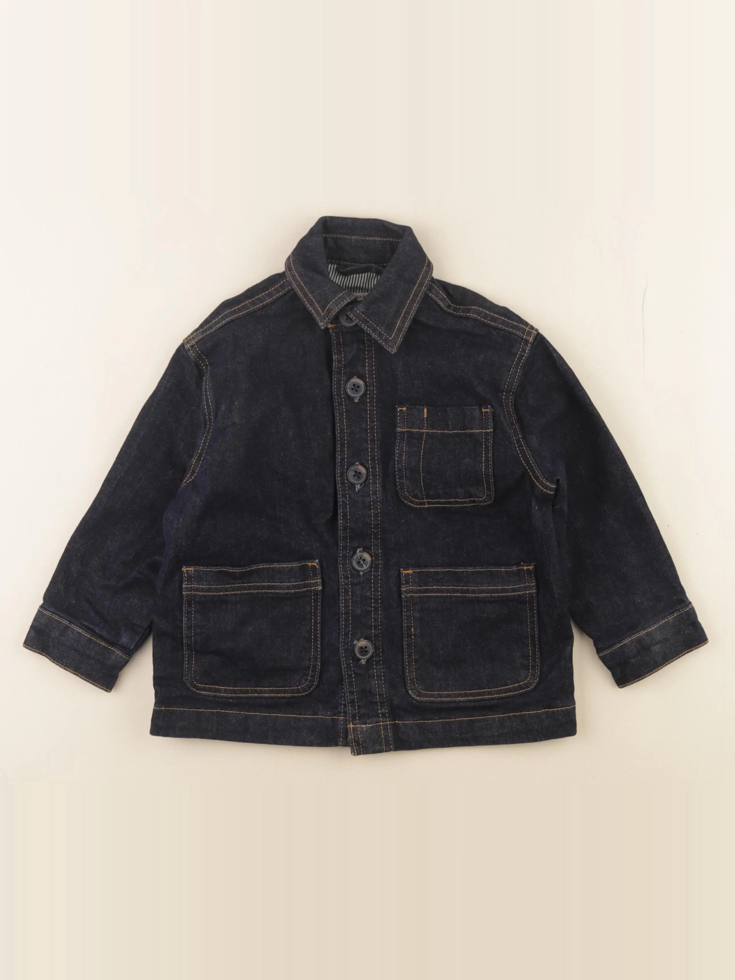 Monoprix - veste bleu - 3 ans