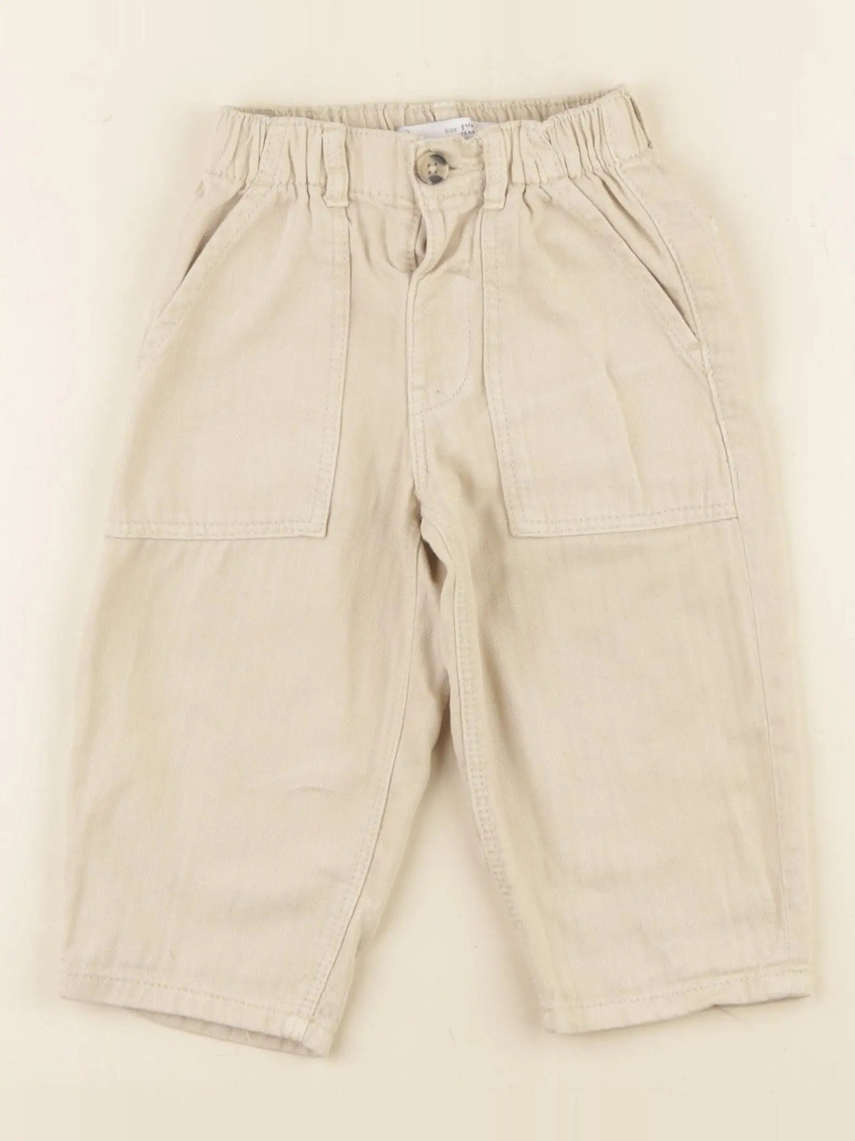 Zara - pantalon beige - 18 mois