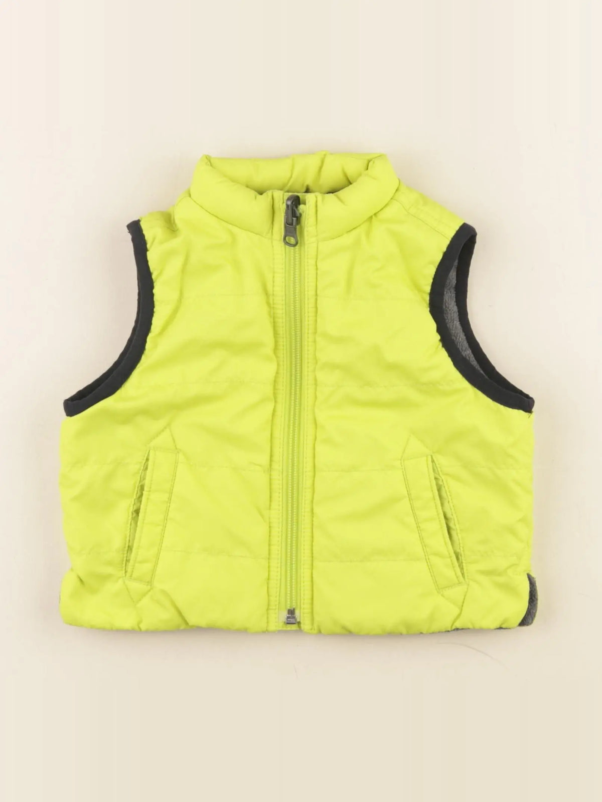 GAP - doudoune jaune fluo - 9/12 mois