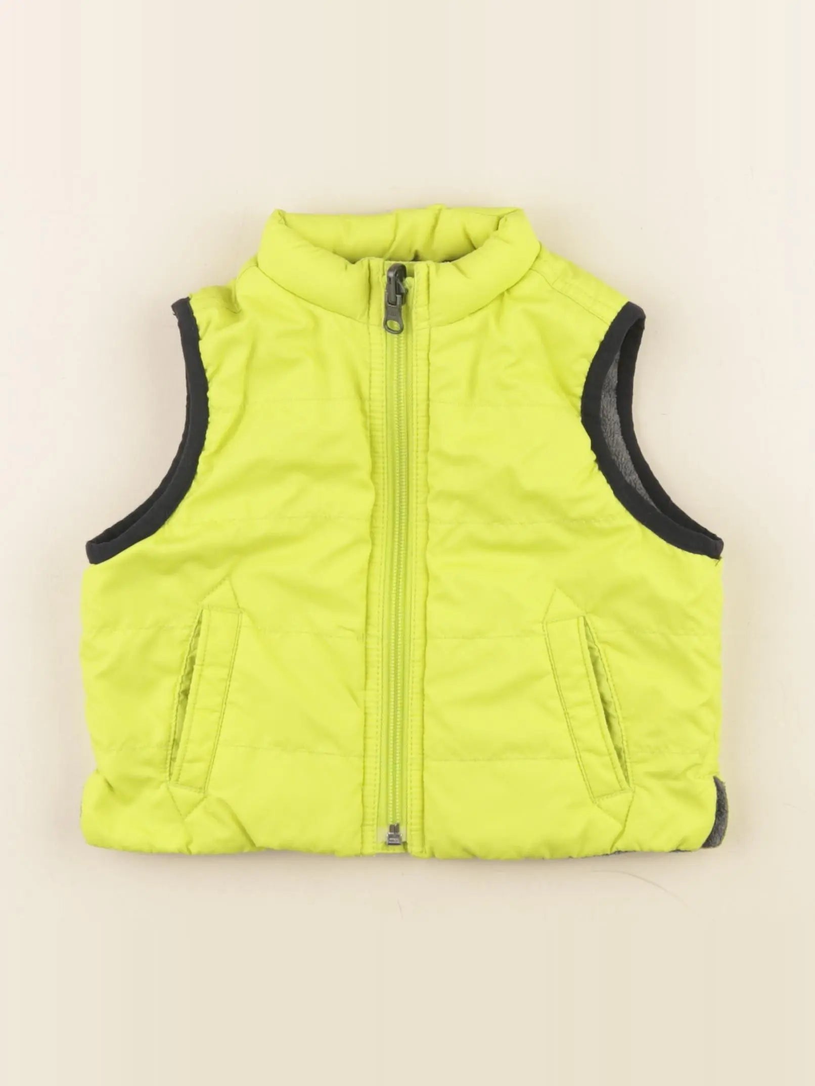 GAP - doudoune jaune fluo - 9/12 mois