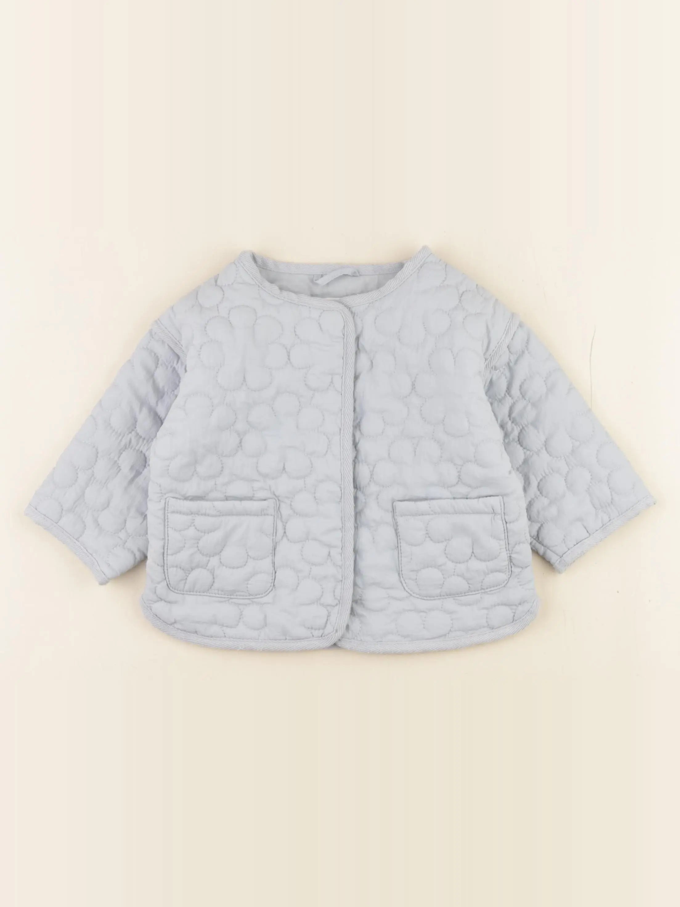 Vertbaudet - veste bleu - 9 mois