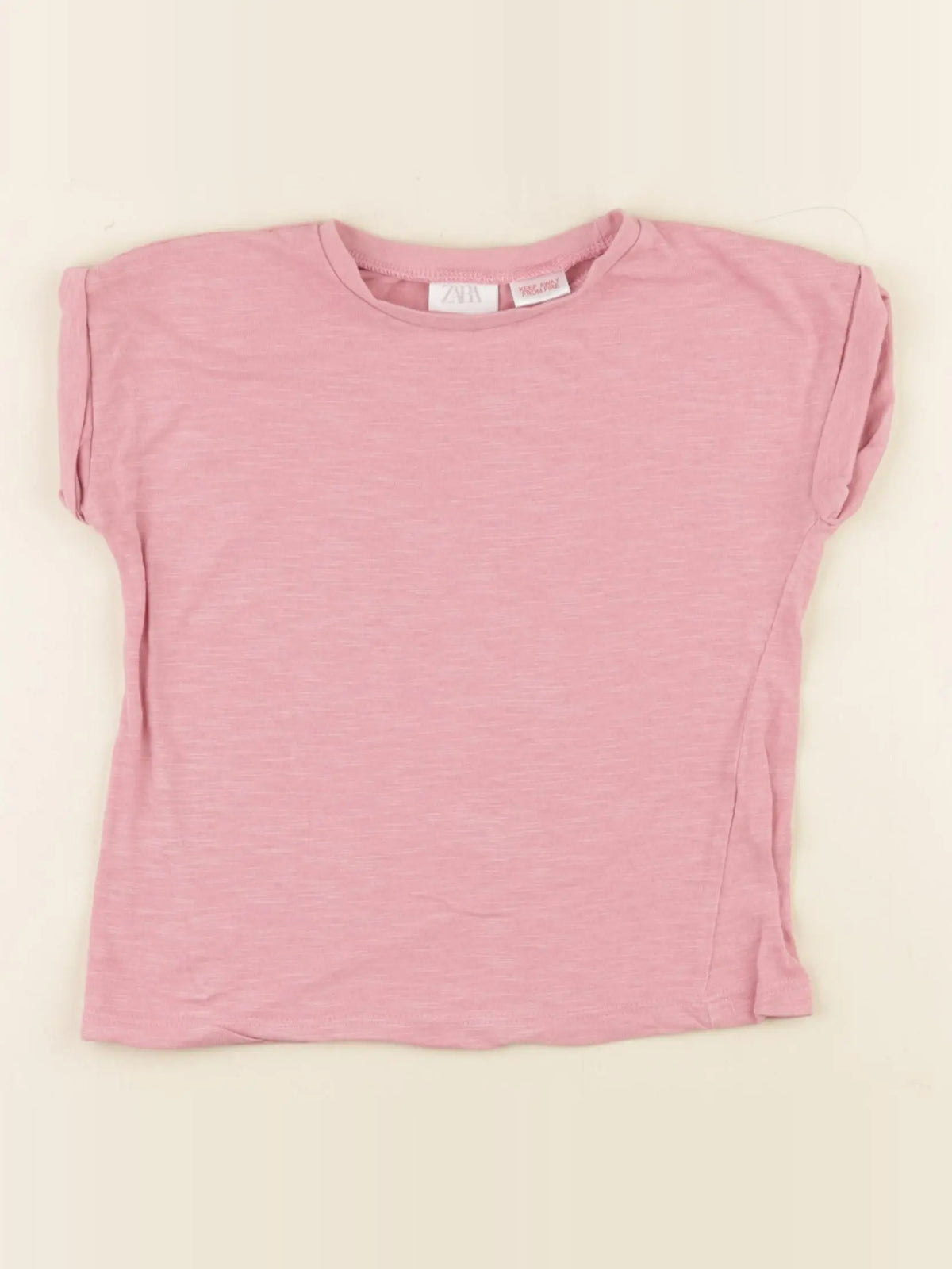 Zara - tee-shirt rose - 18/24 mois