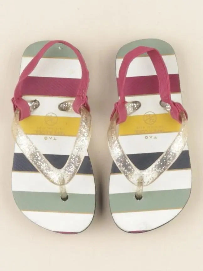 Tape à l'oeil - tongs multicolore, or - pointure 22/23