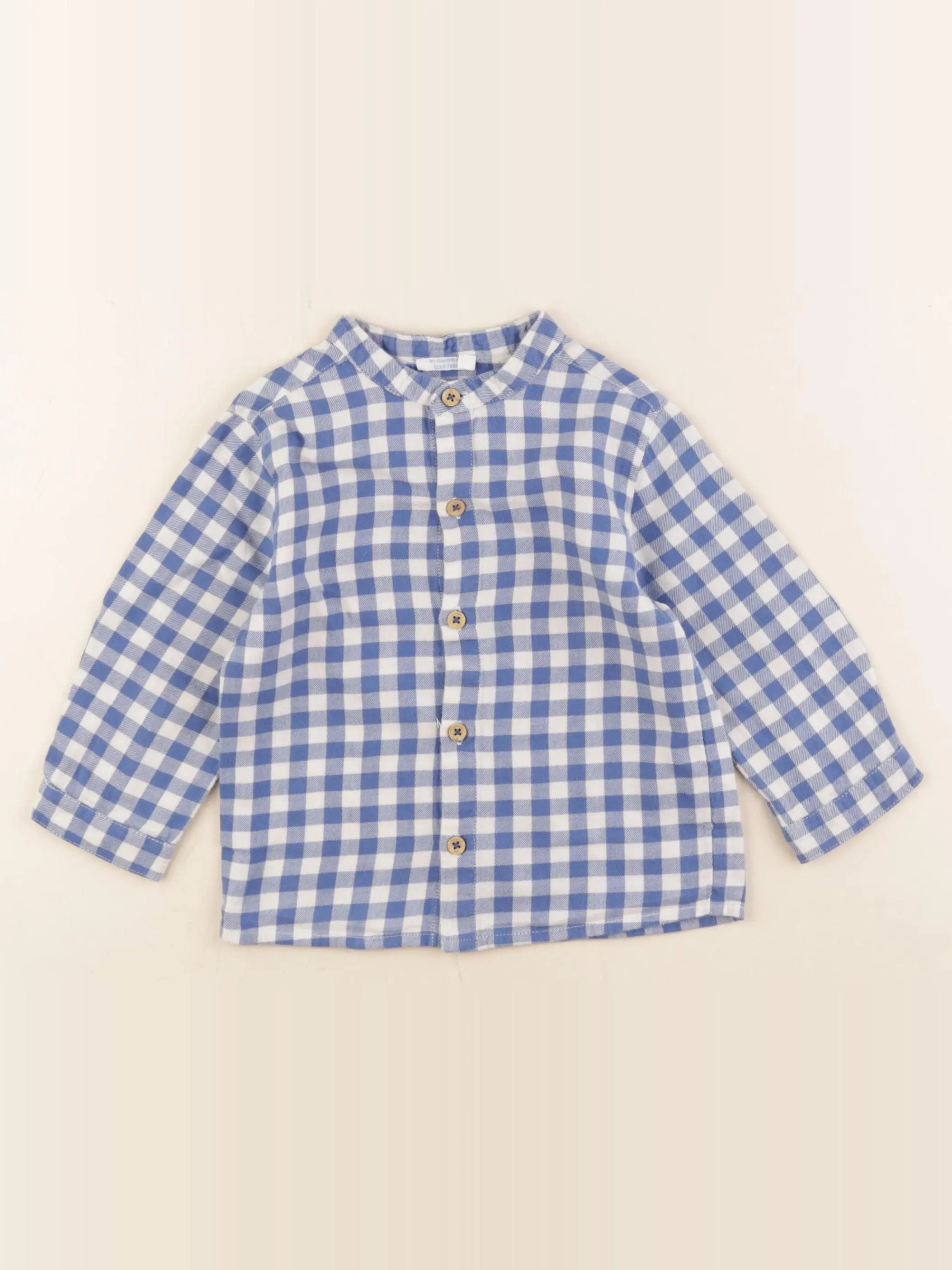 Boutchou - chemise bleu, blanc - 18 mois