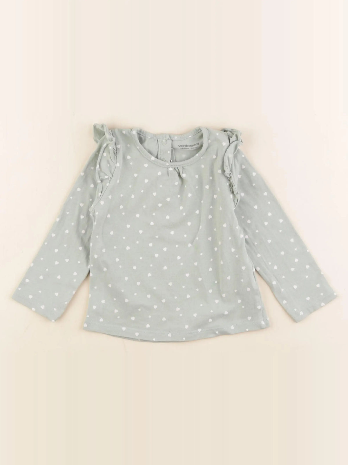 Vertbaudet - tee-shirt vert - 18 mois