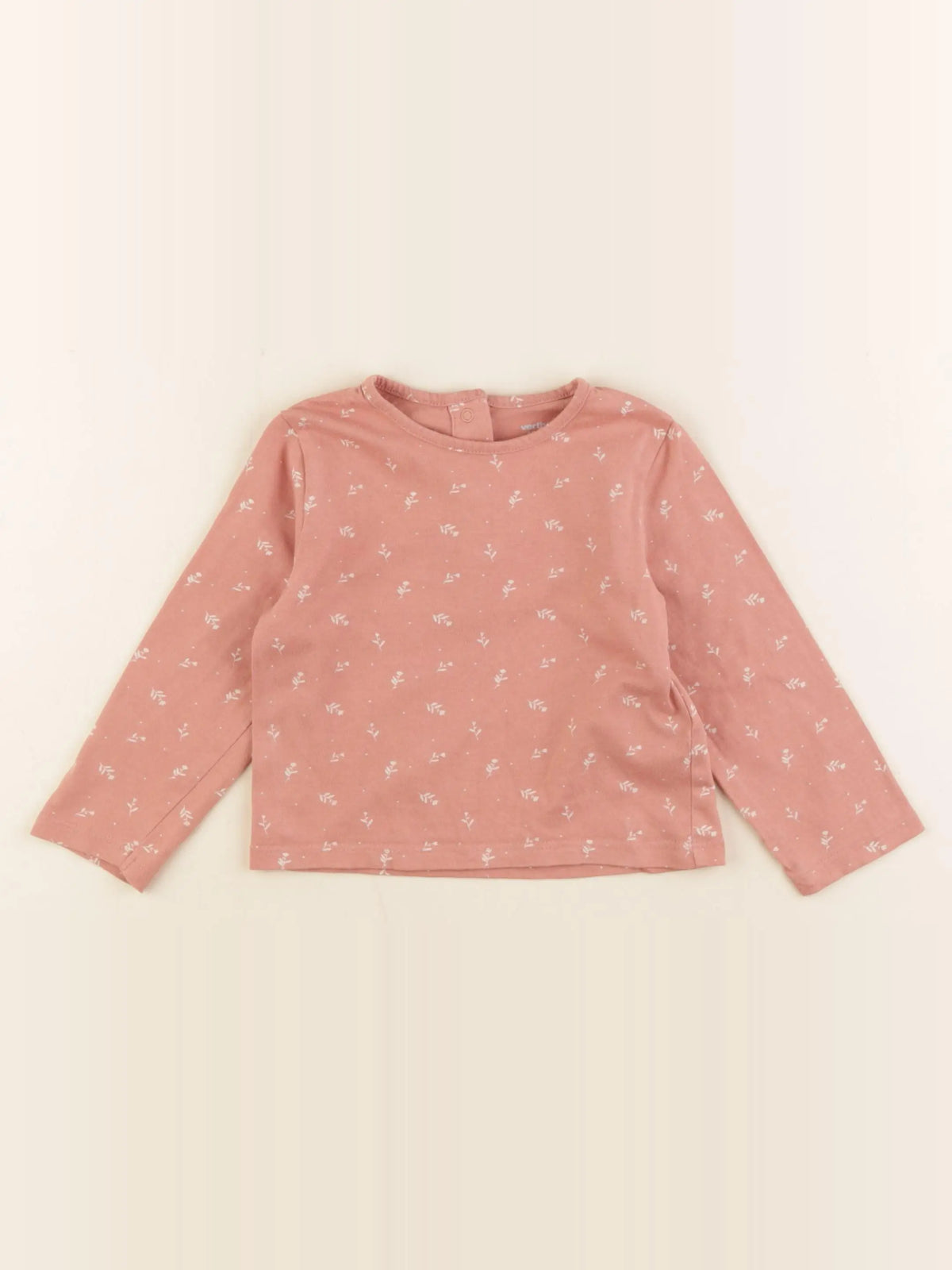 Vertbaudet - tee-shirt rose - 18 mois