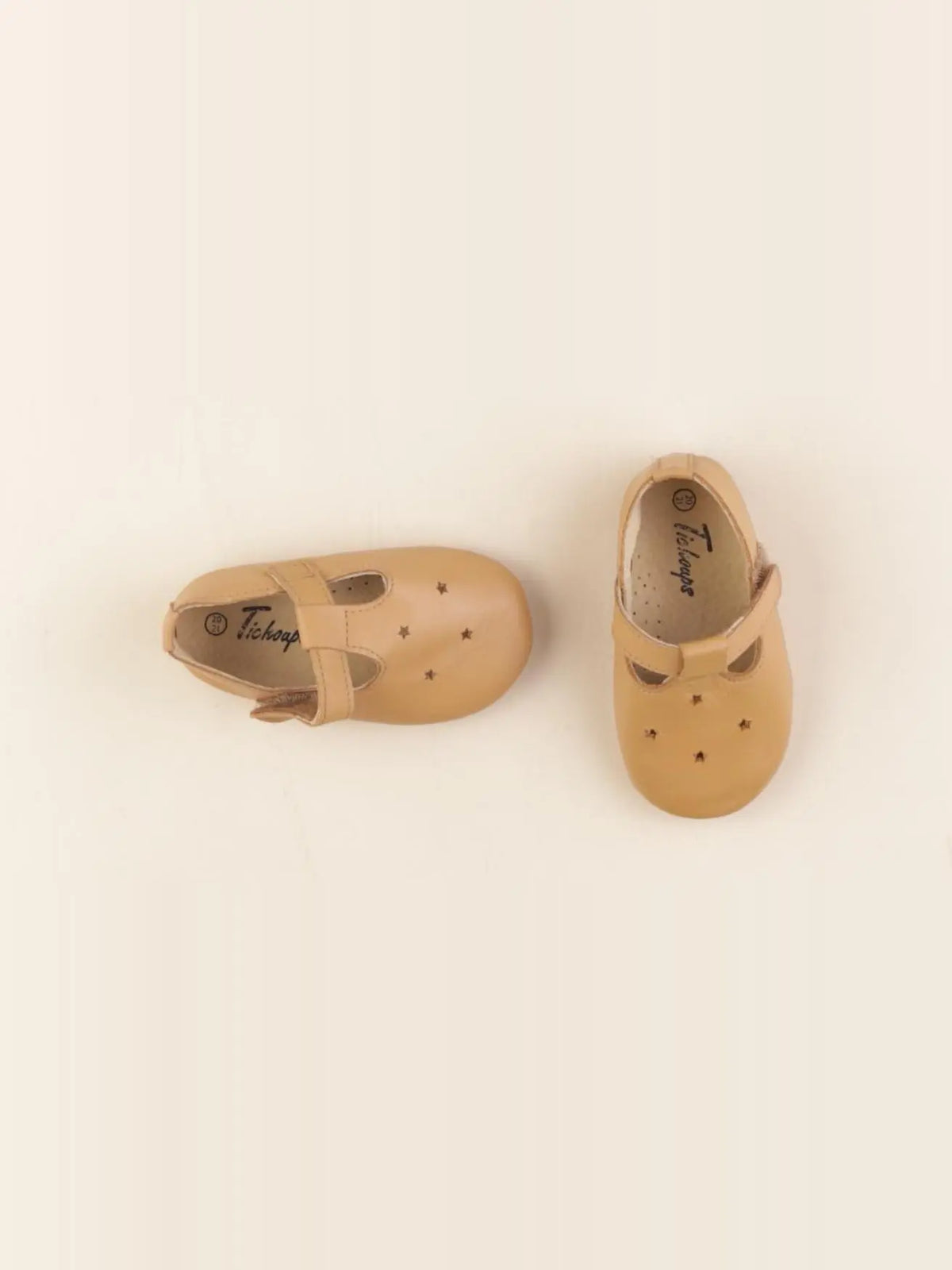 Tichoups - chaussons marron - pointure 20/21