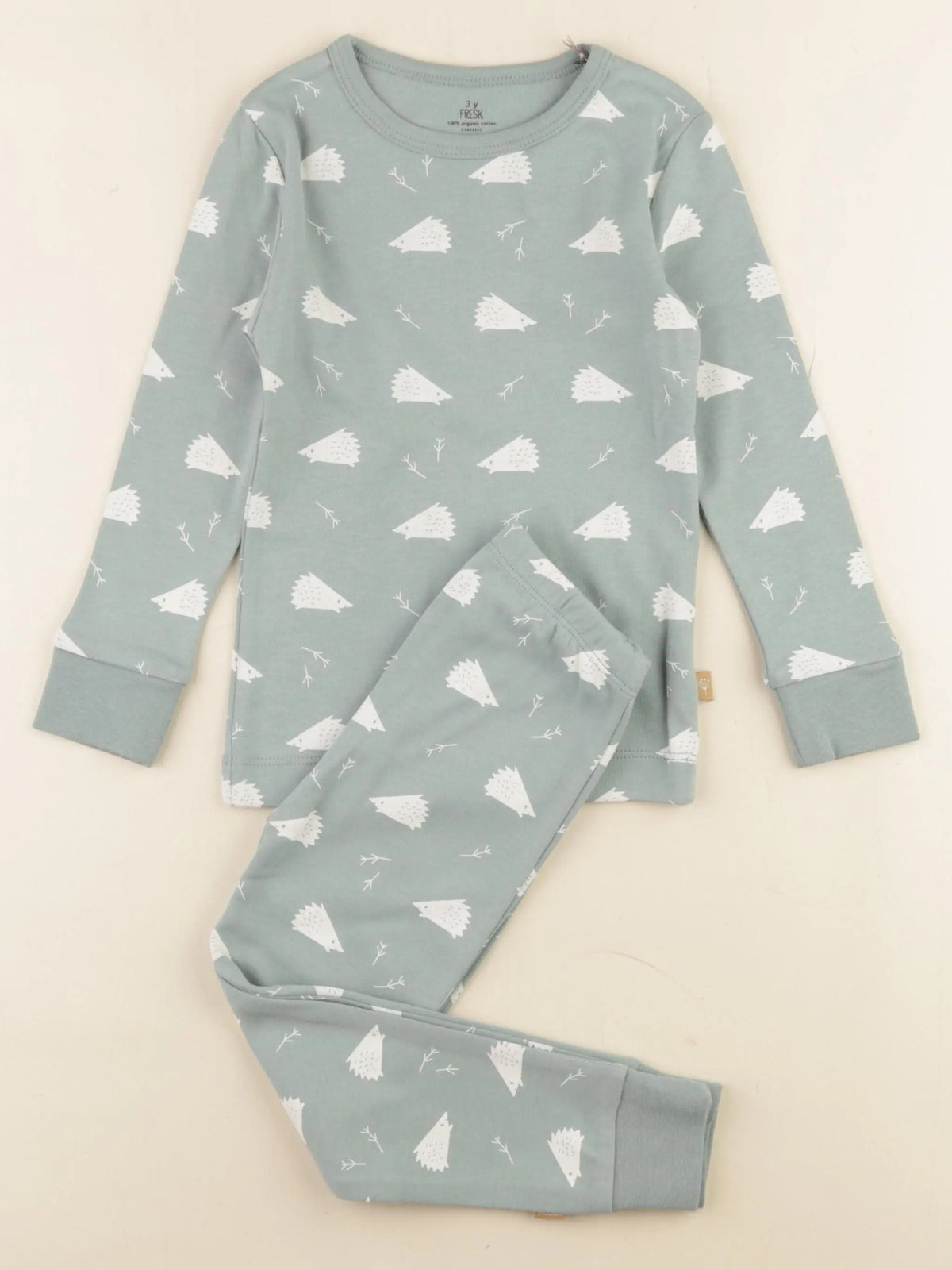 Fresk - pyjama coton vert - 3 ans