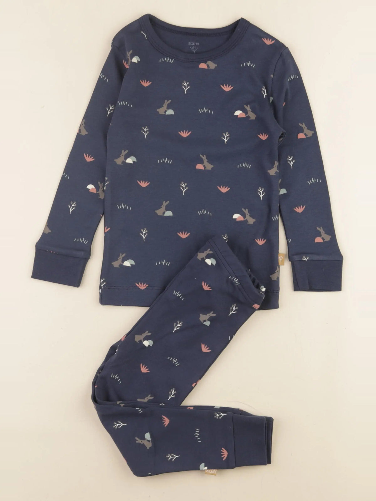 Fresk - pyjama coton bleu - 3 ans