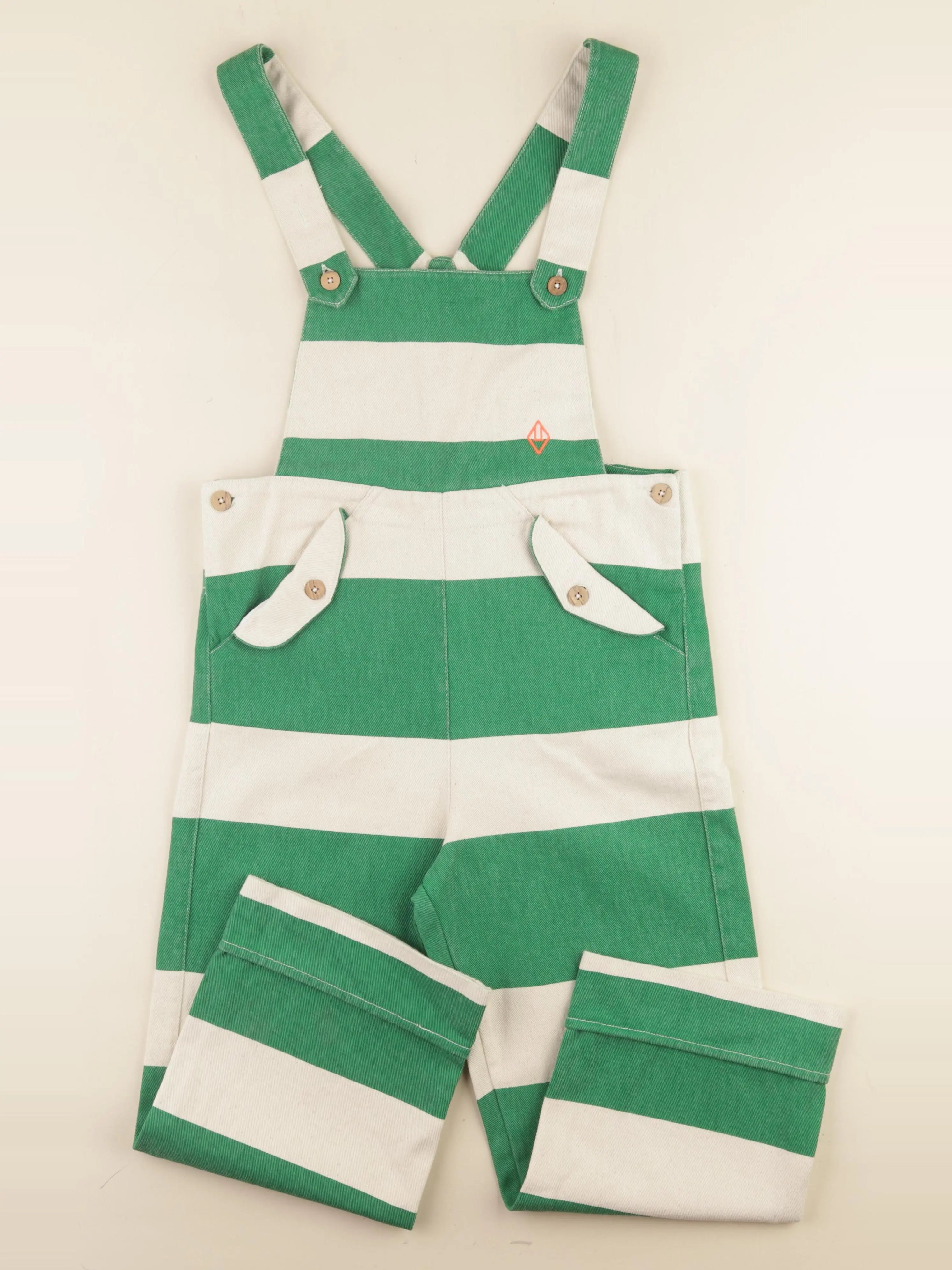 The animals observatory - salopette vert - 10 ans