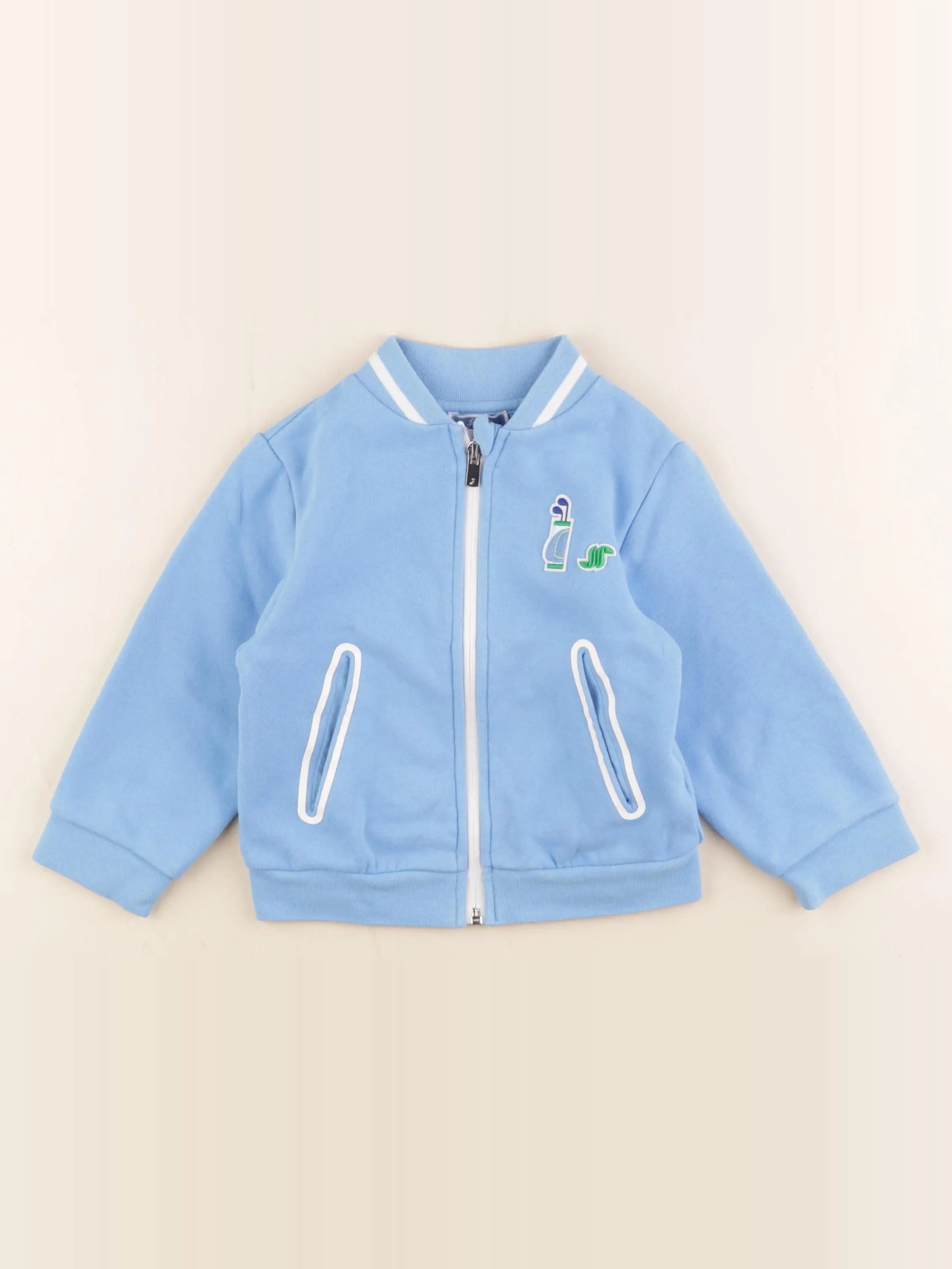 Jacadi - sweat bleu - 36 mois