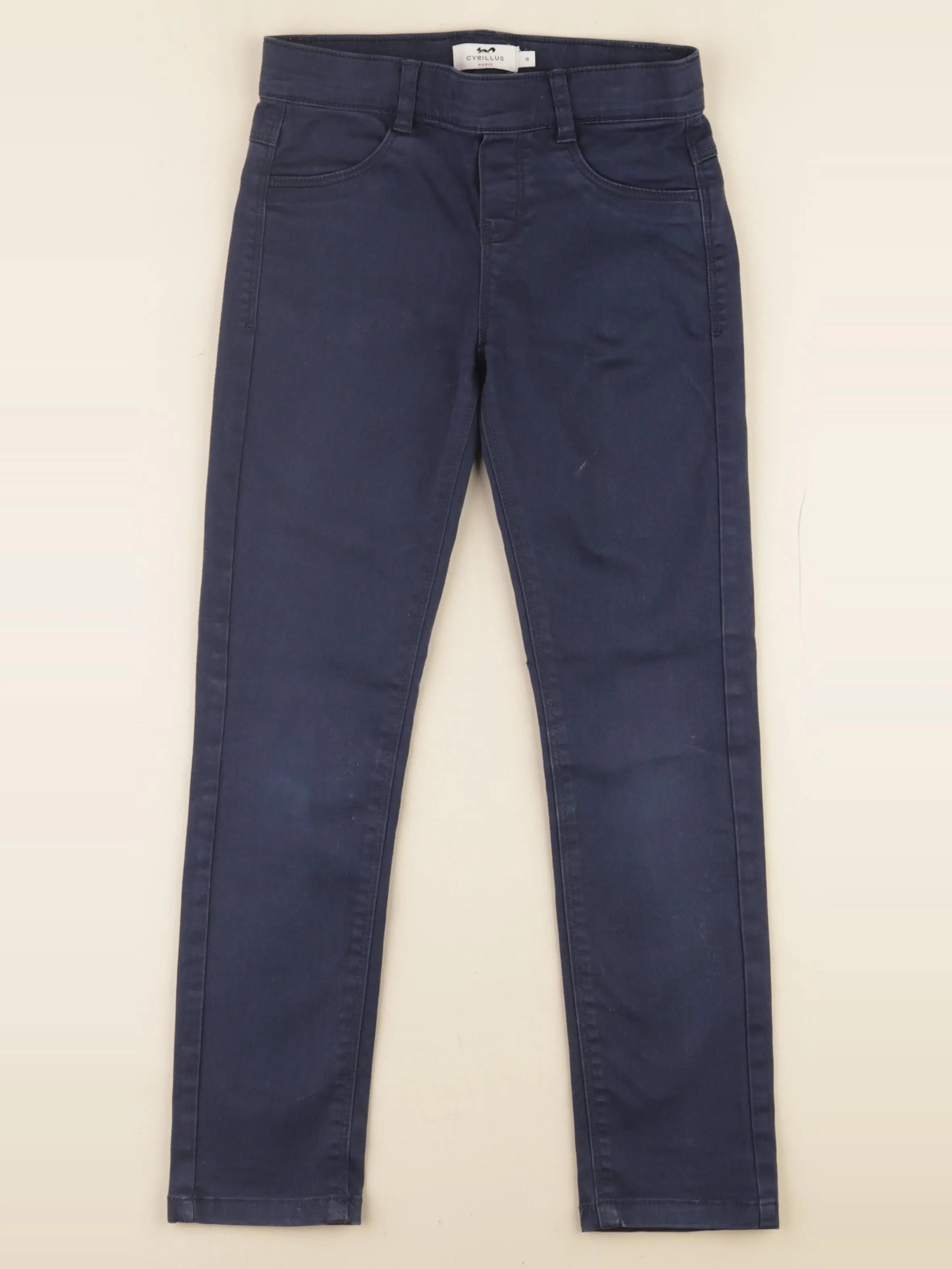 Cyrillus - jegging bleu - 8 ans