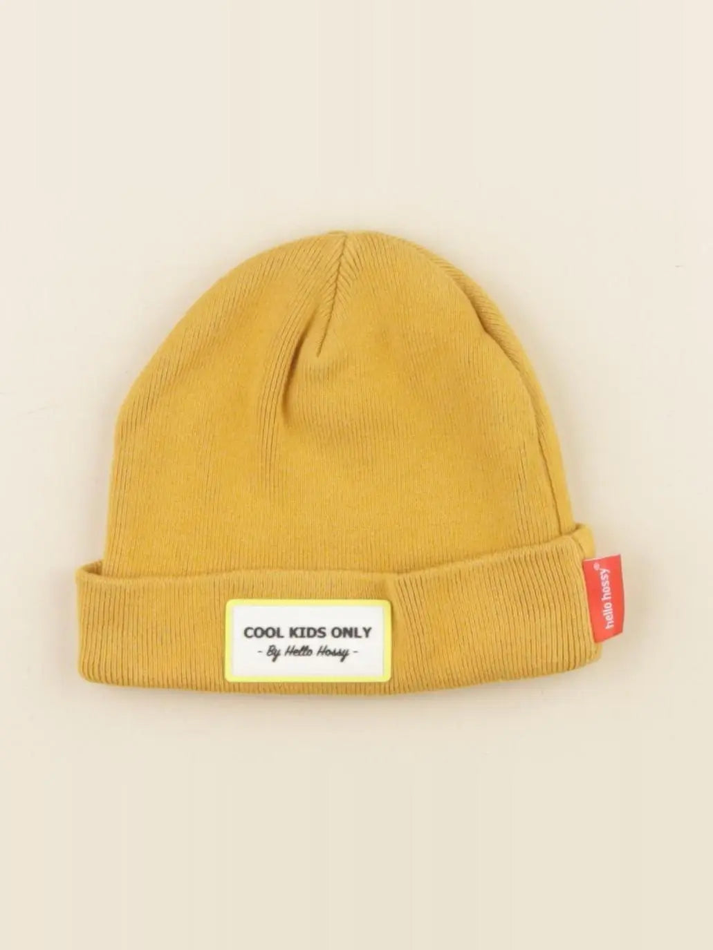 Hello Hossy - bonnet jaune - 2/5 ans