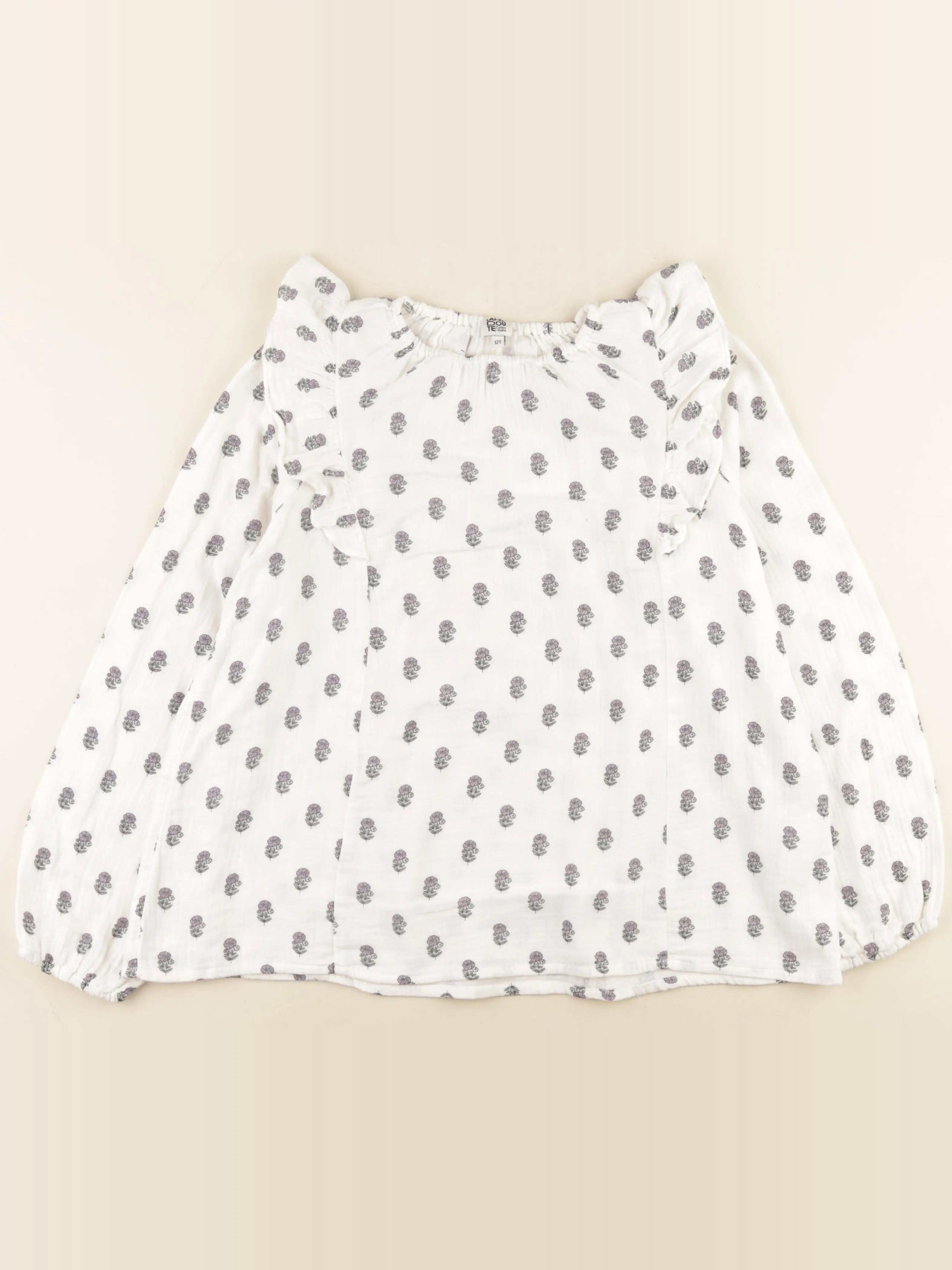 La Redoute - blouse blanc - 12 ans