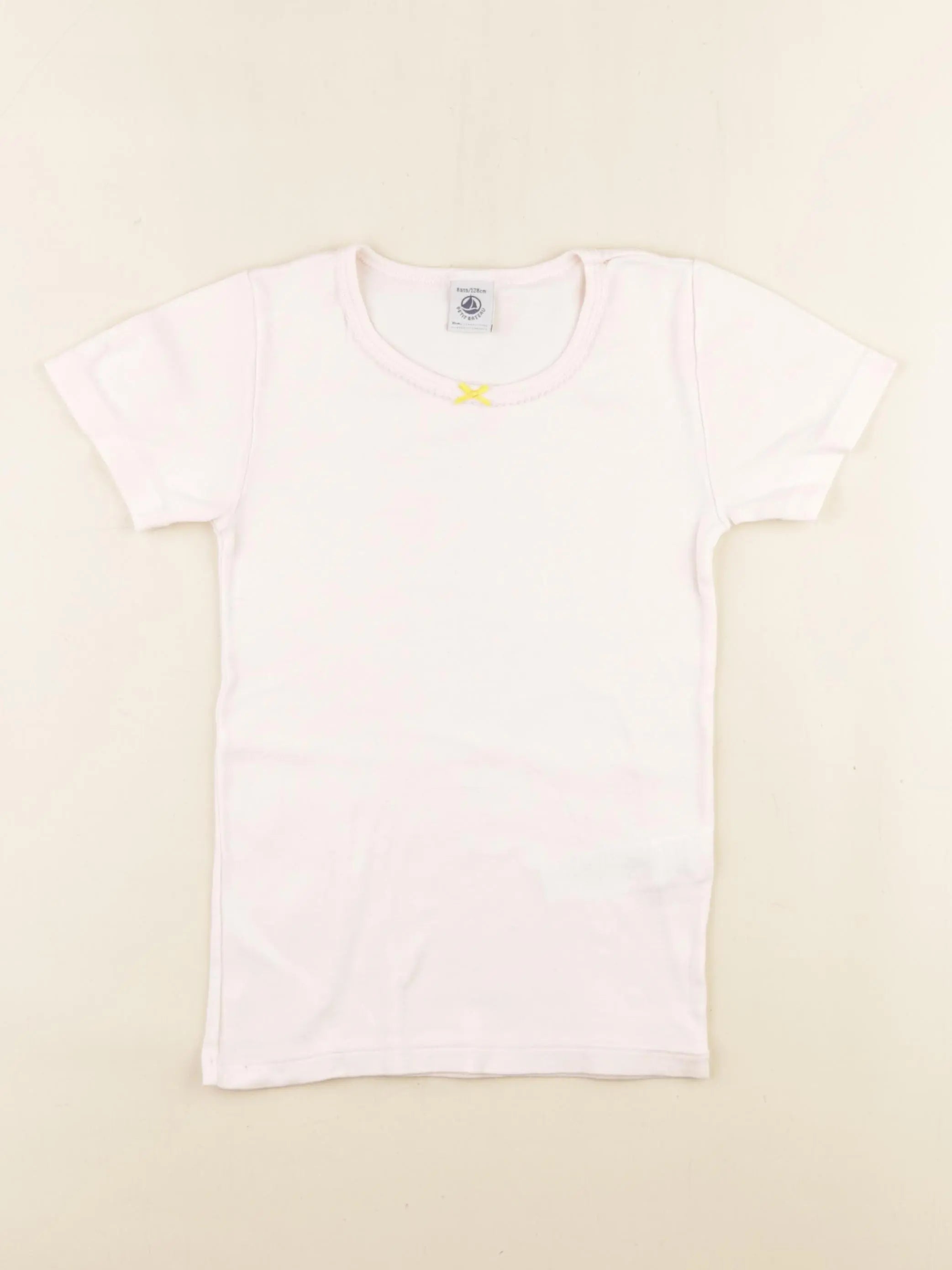 Petit Bateau - maillot de corps rose - 8 ans