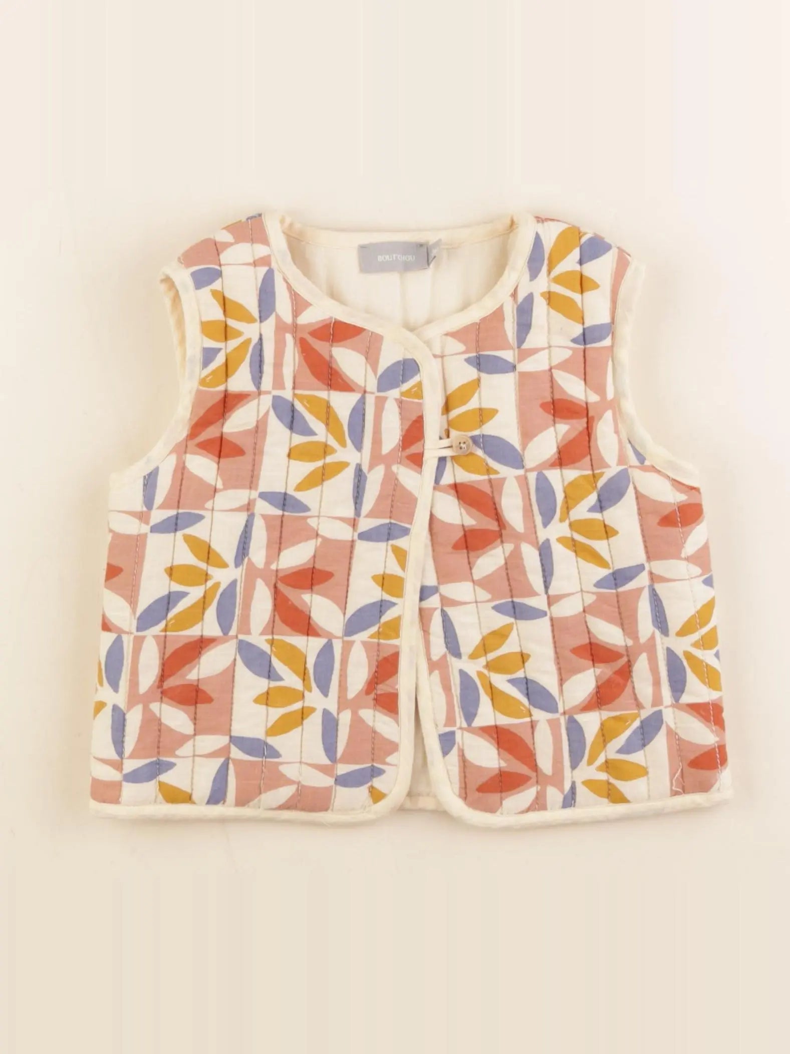 Boutchou - gilet multicolore - 24 mois