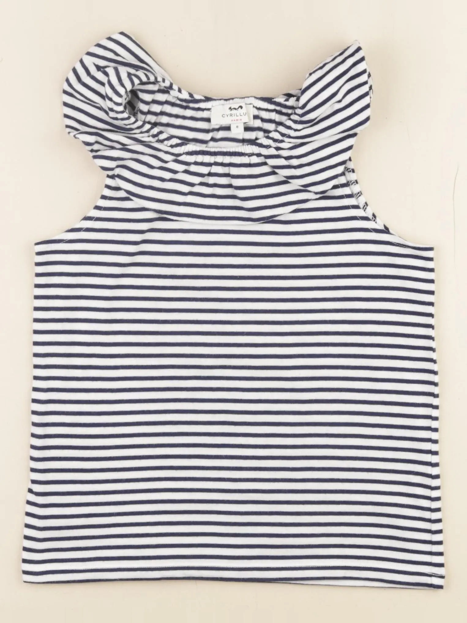 Cyrillus - débardeur bleu - 8 ans