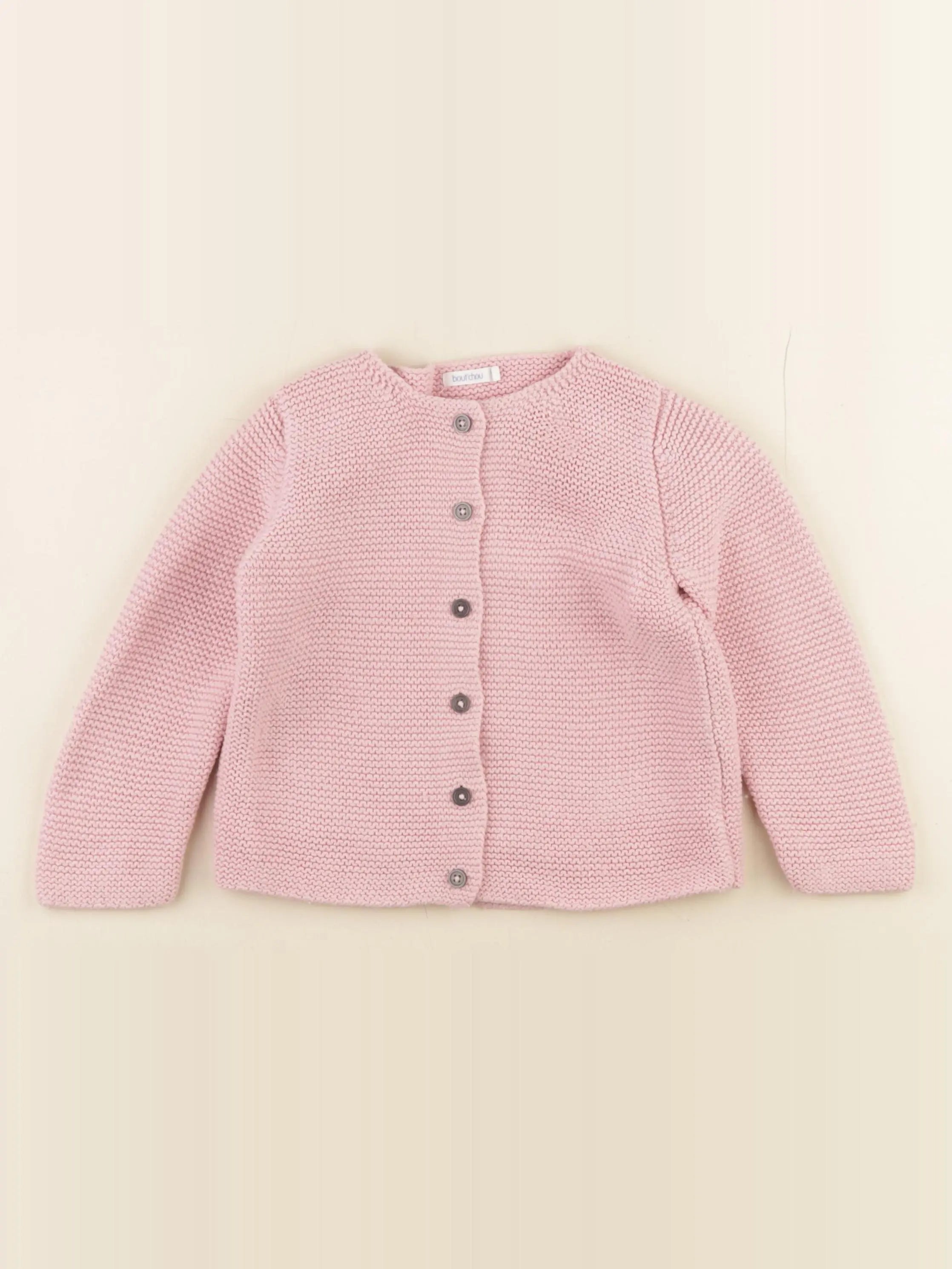 Boutchou - gilet rose - 24 mois