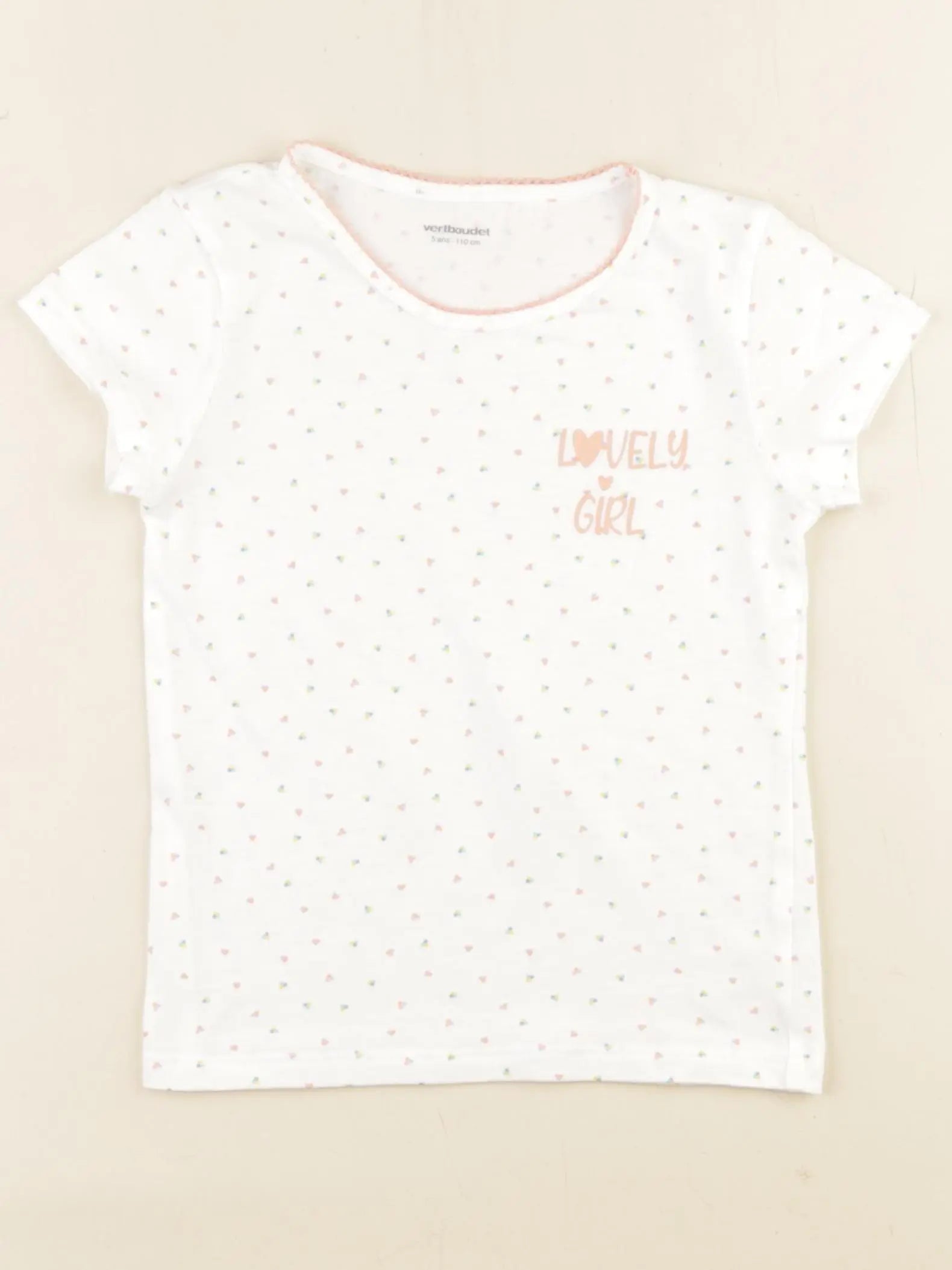 Vertbaudet - maillot de corps blanc - 5 ans