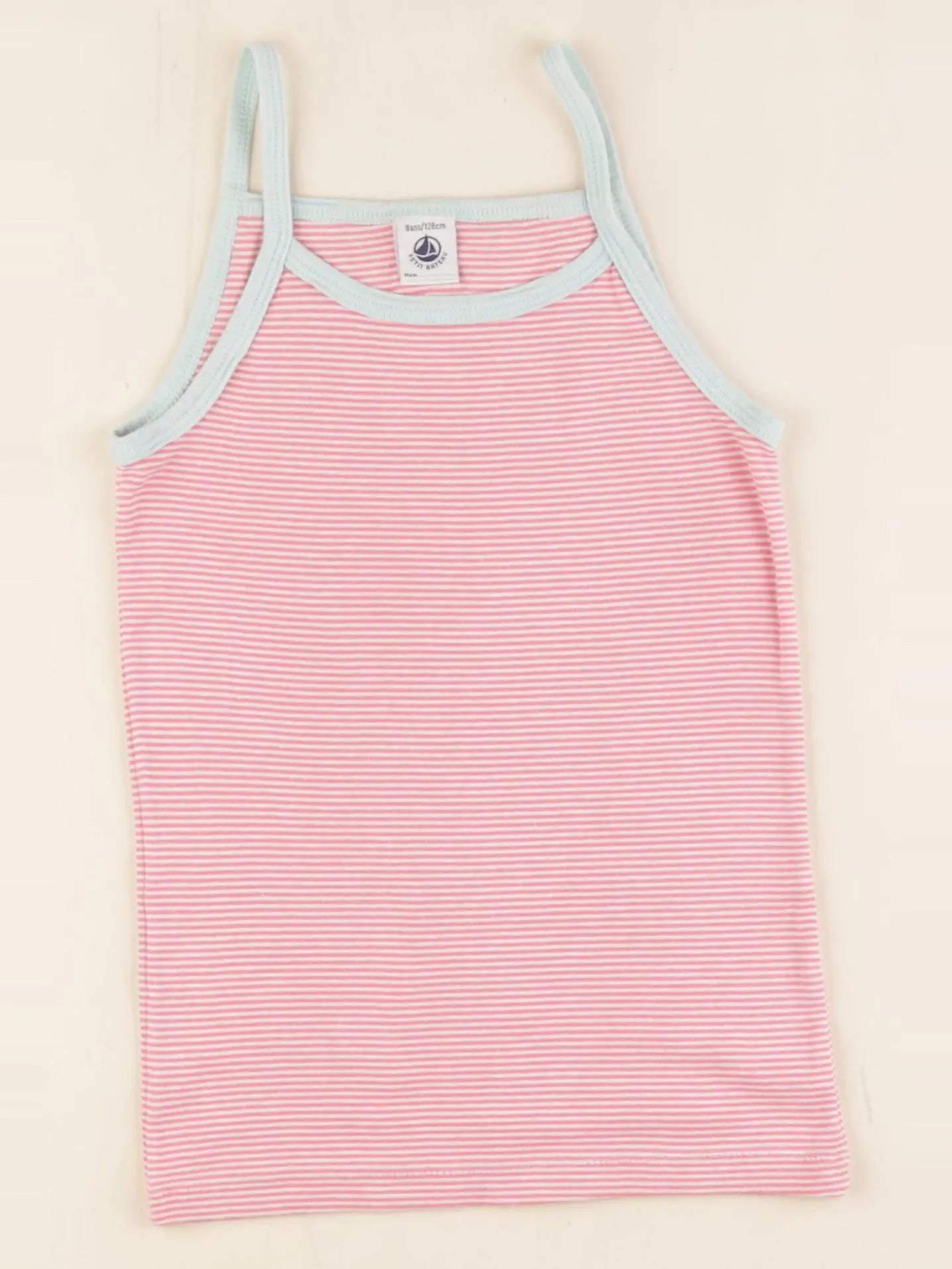 Petit Bateau - maillot de corps rose - 8 ans