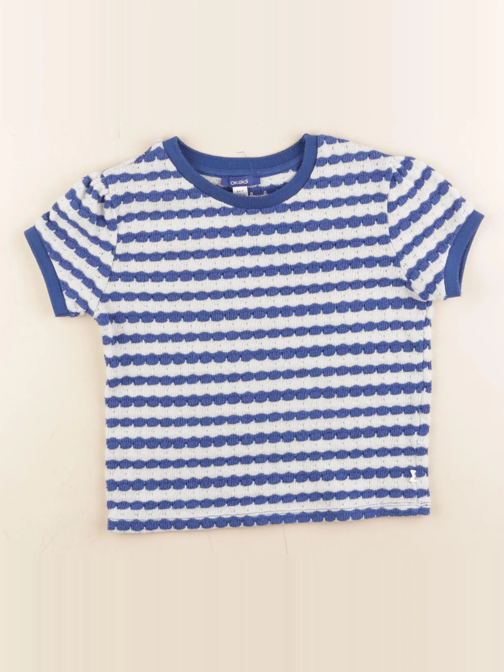 Okaidi - pull bleu - 8 ans