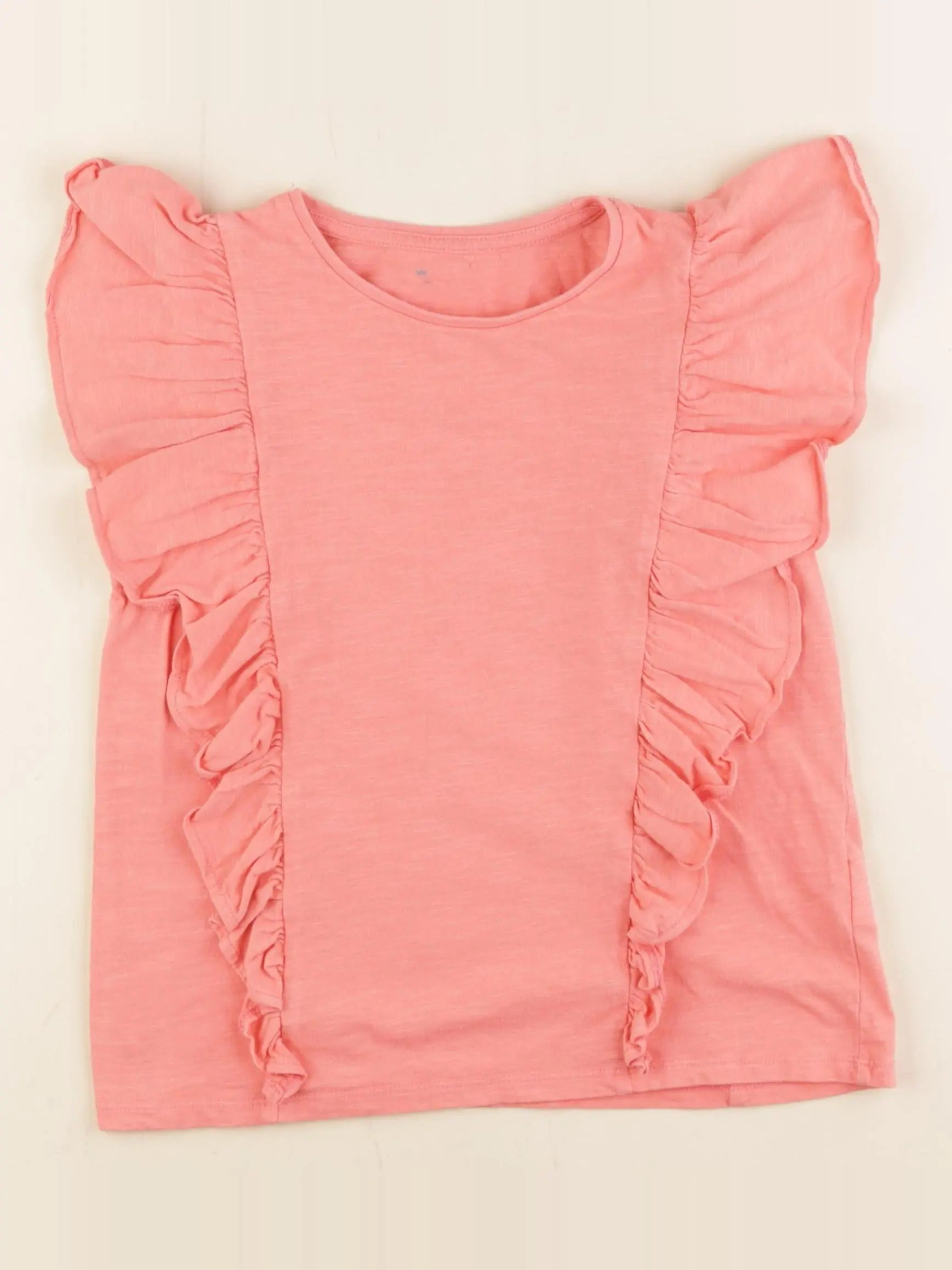 Vertbaudet - tee-shirt orange - 8 ans