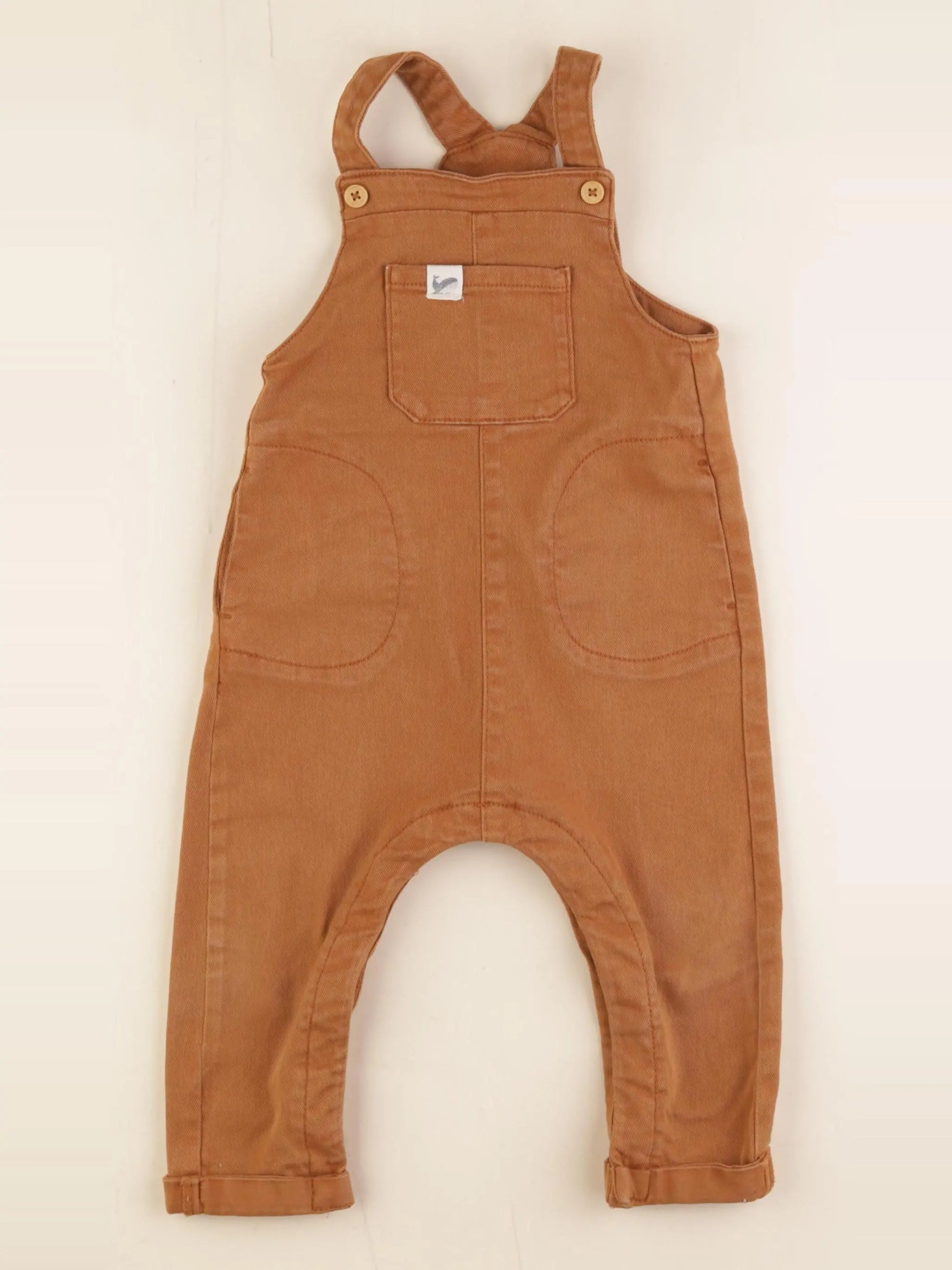 Vertbaudet - combinaison marron - 18 mois