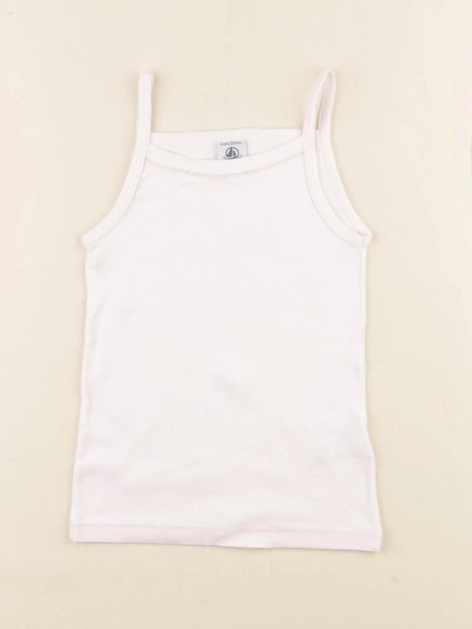 Petit Bateau - maillot de corps rose - 4 ans