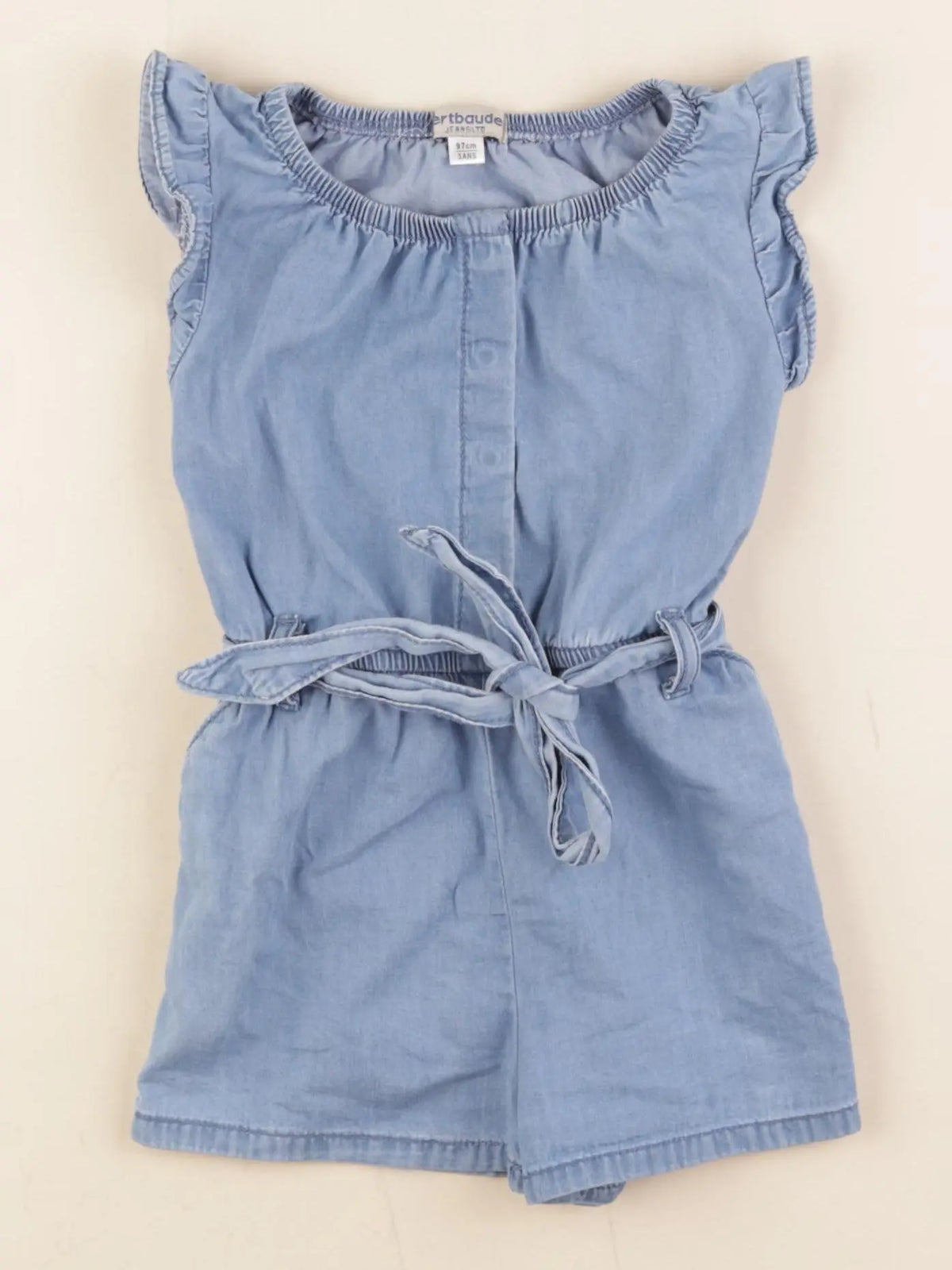 Vertbaudet - combinaison bleu - 3 ans