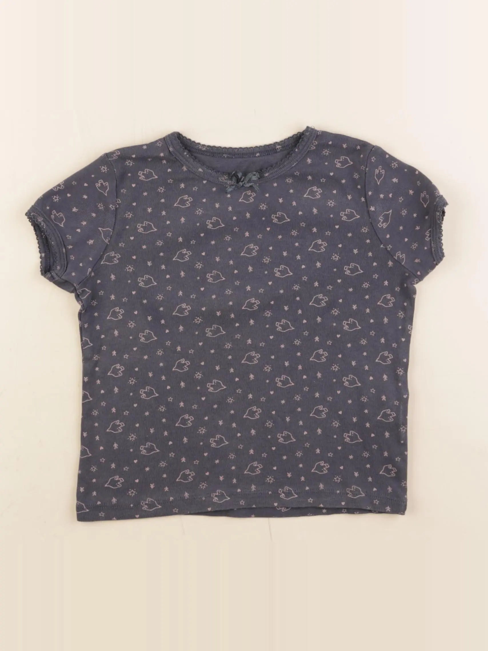 La Redoute - maillot de corps bleu - 4 ans