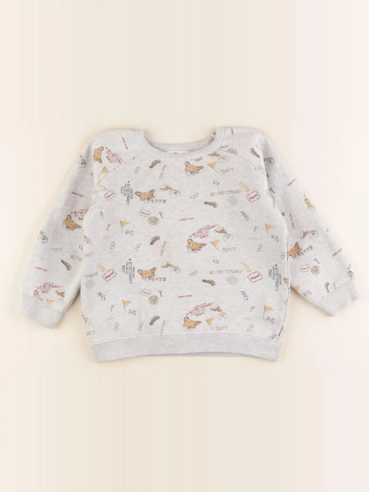 Bonpoint - sweat gris - 3 ans