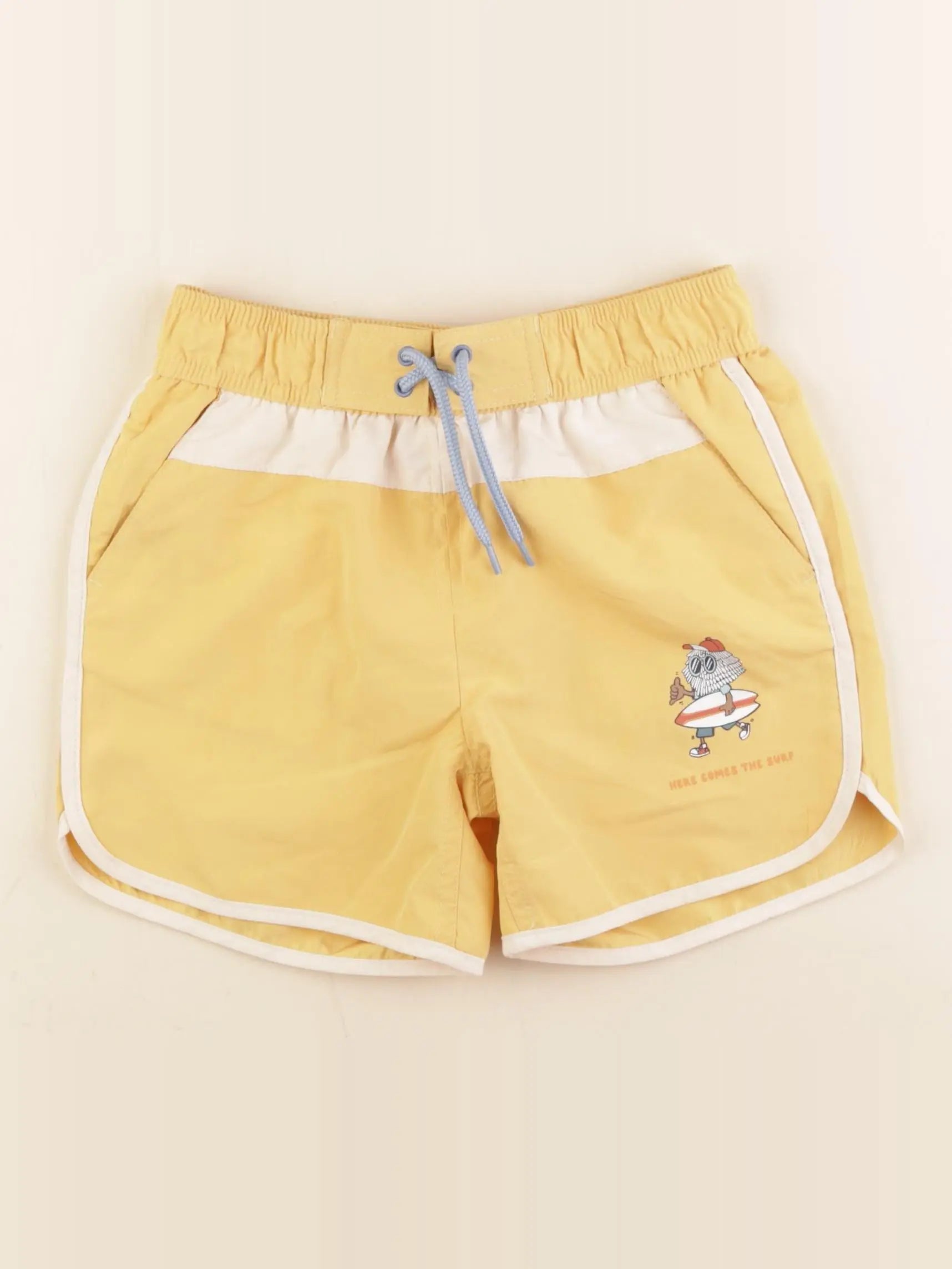 Vertbaudet - maillot de bain jaune - 8 ans