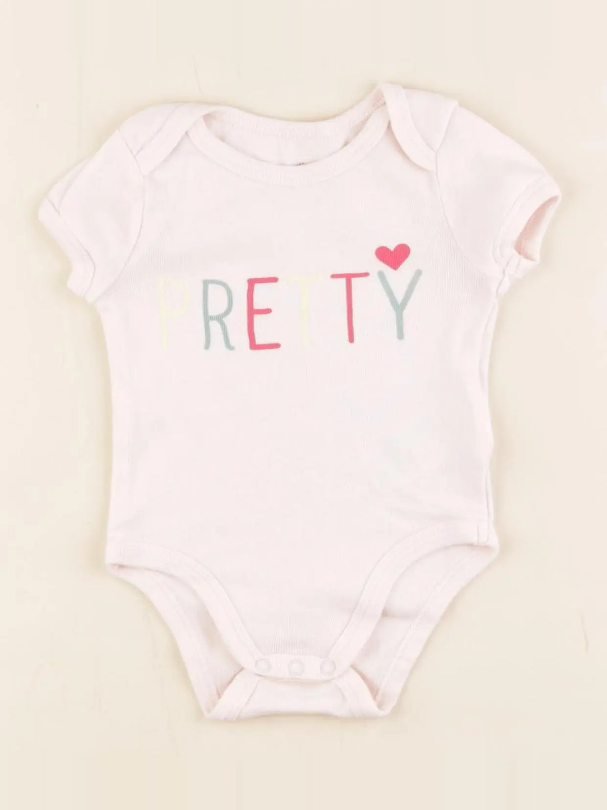 Vertbaudet - body rose - 3 mois