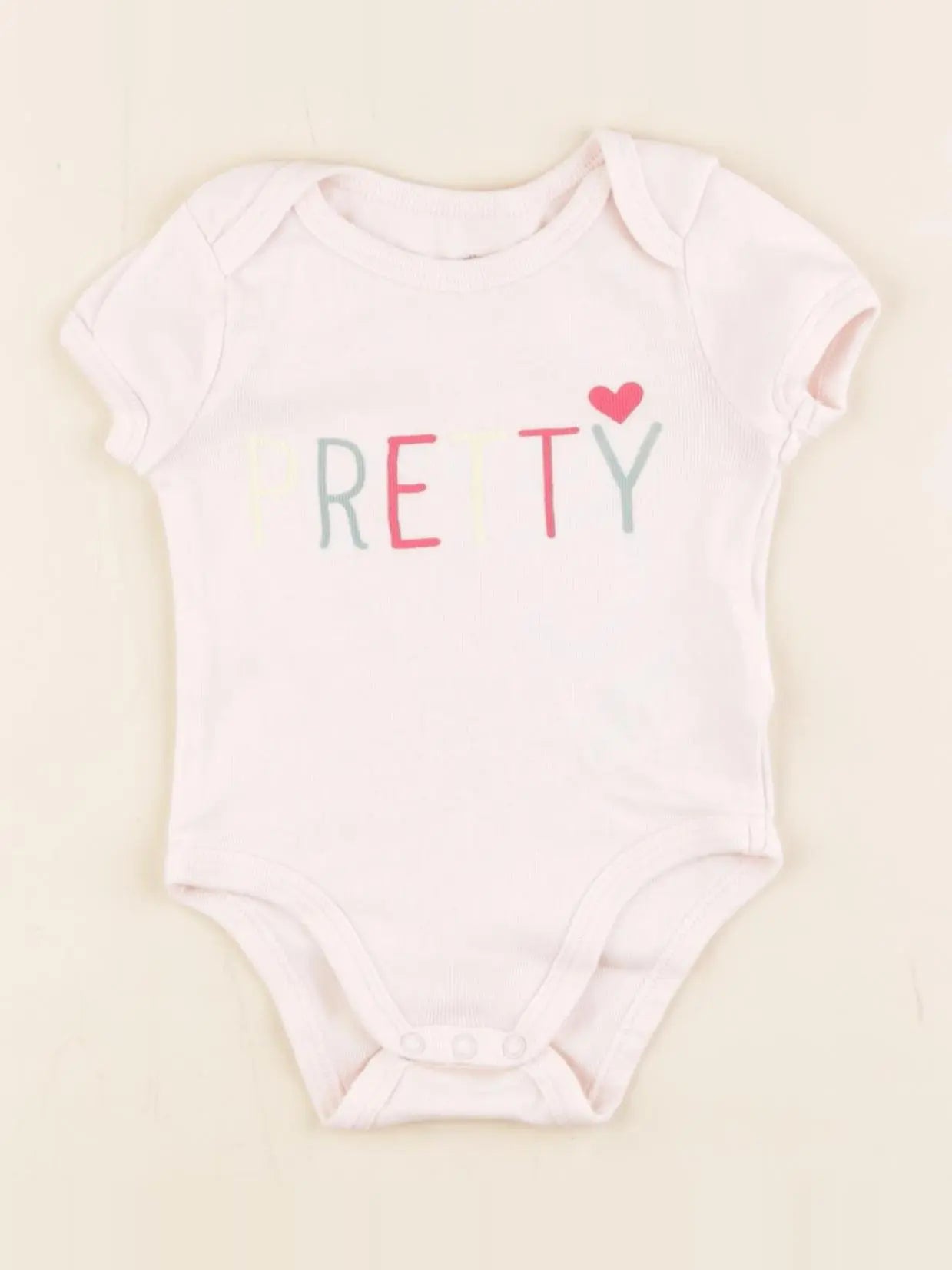 Vertbaudet - body rose - 3 mois