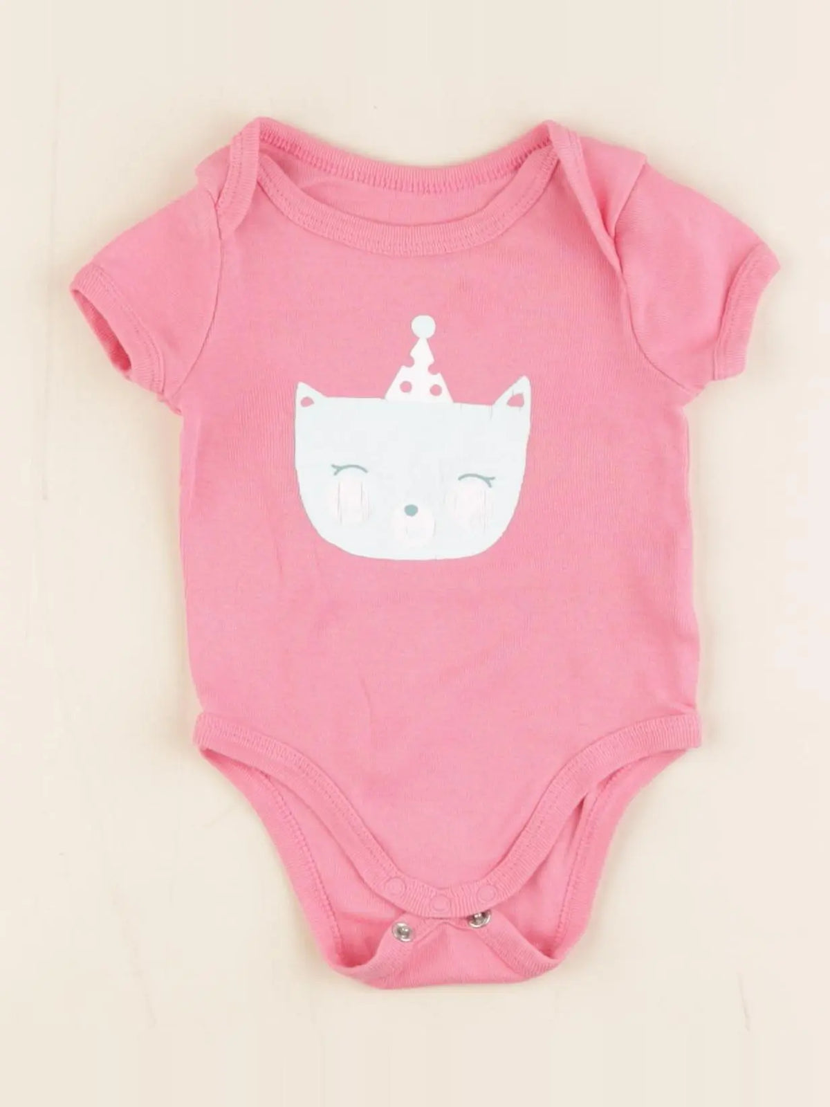 Vertbaudet - body rose - 3 mois