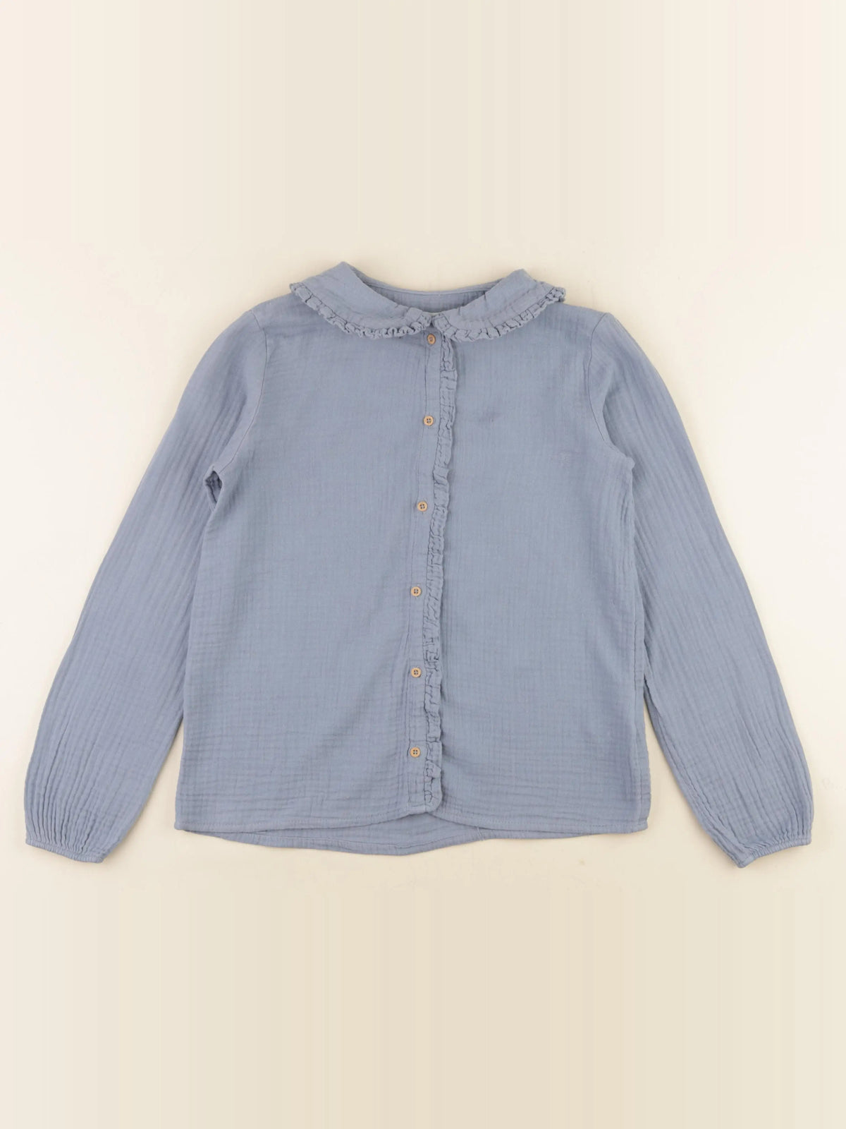 Vertbaudet - blouse bleu - 10 ans