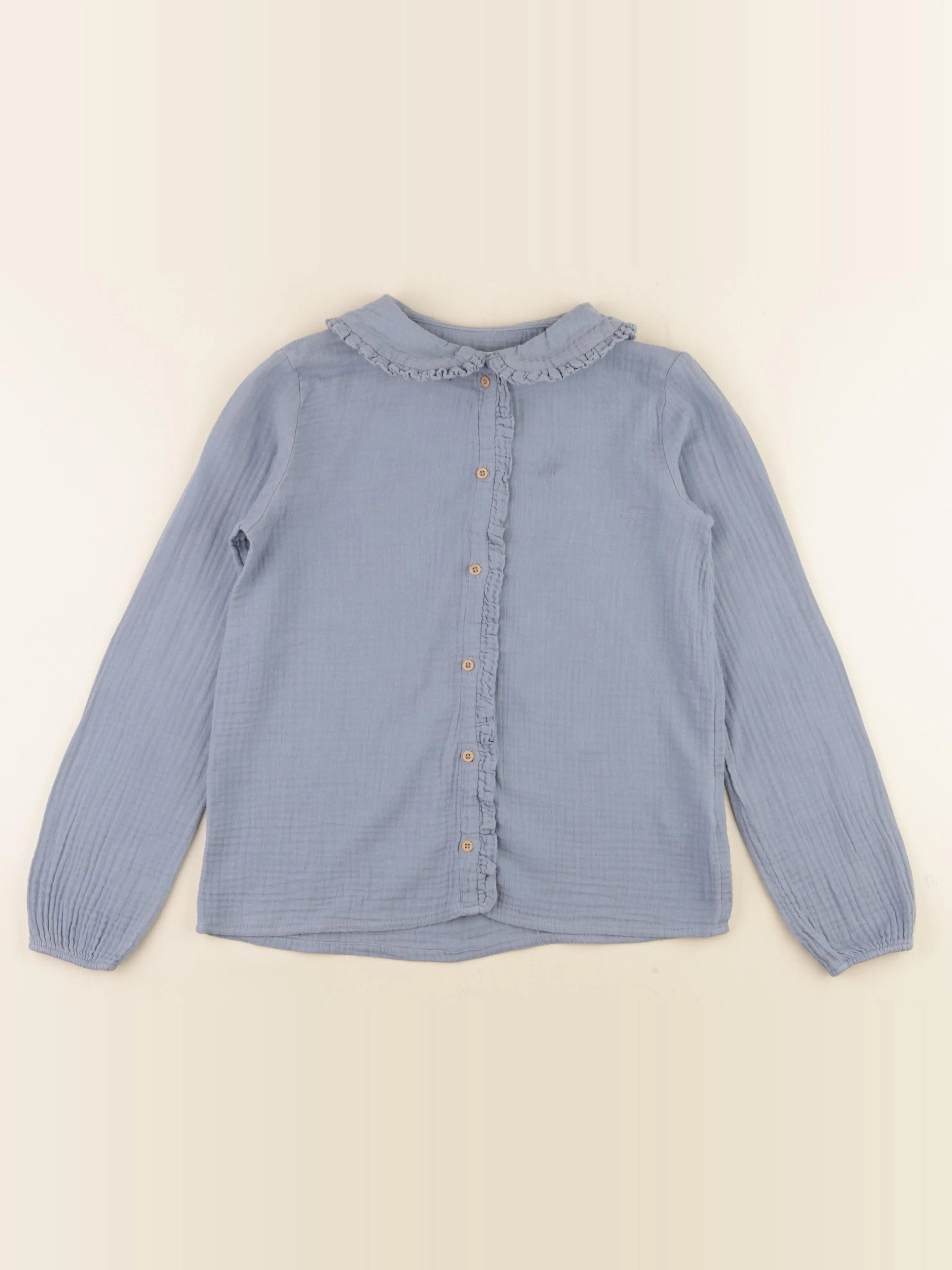 Vertbaudet - blouse bleu - 10 ans