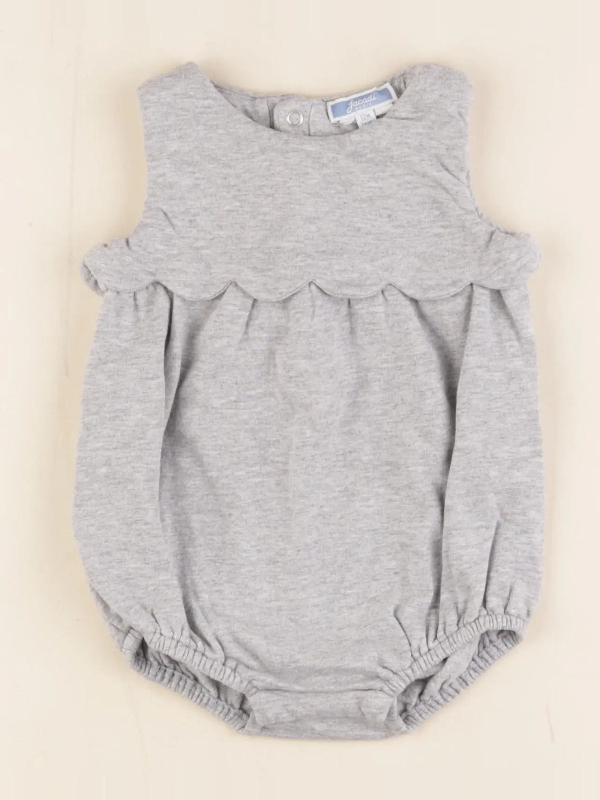 Jacadi - combinaison gris - 12 mois