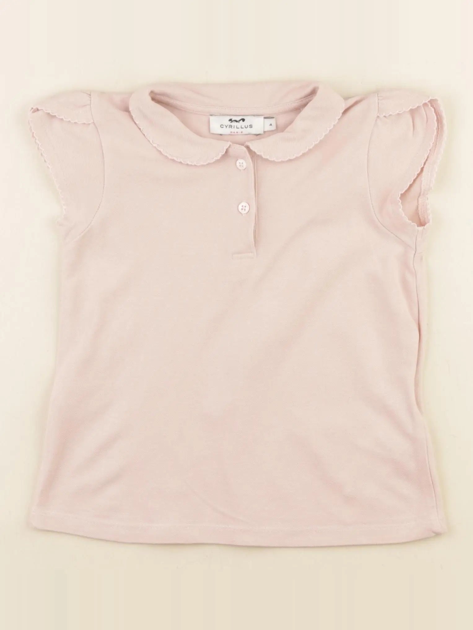Cyrillus - tee-shirt rose - 4 ans