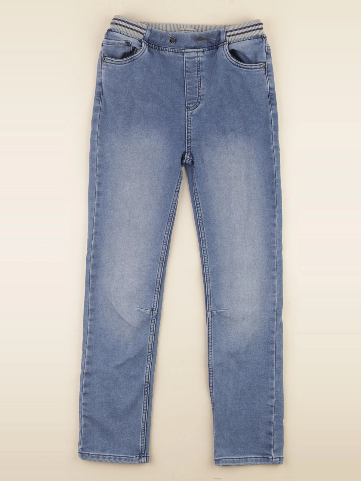 Vertbaudet - pantalon bleu - 10 ans