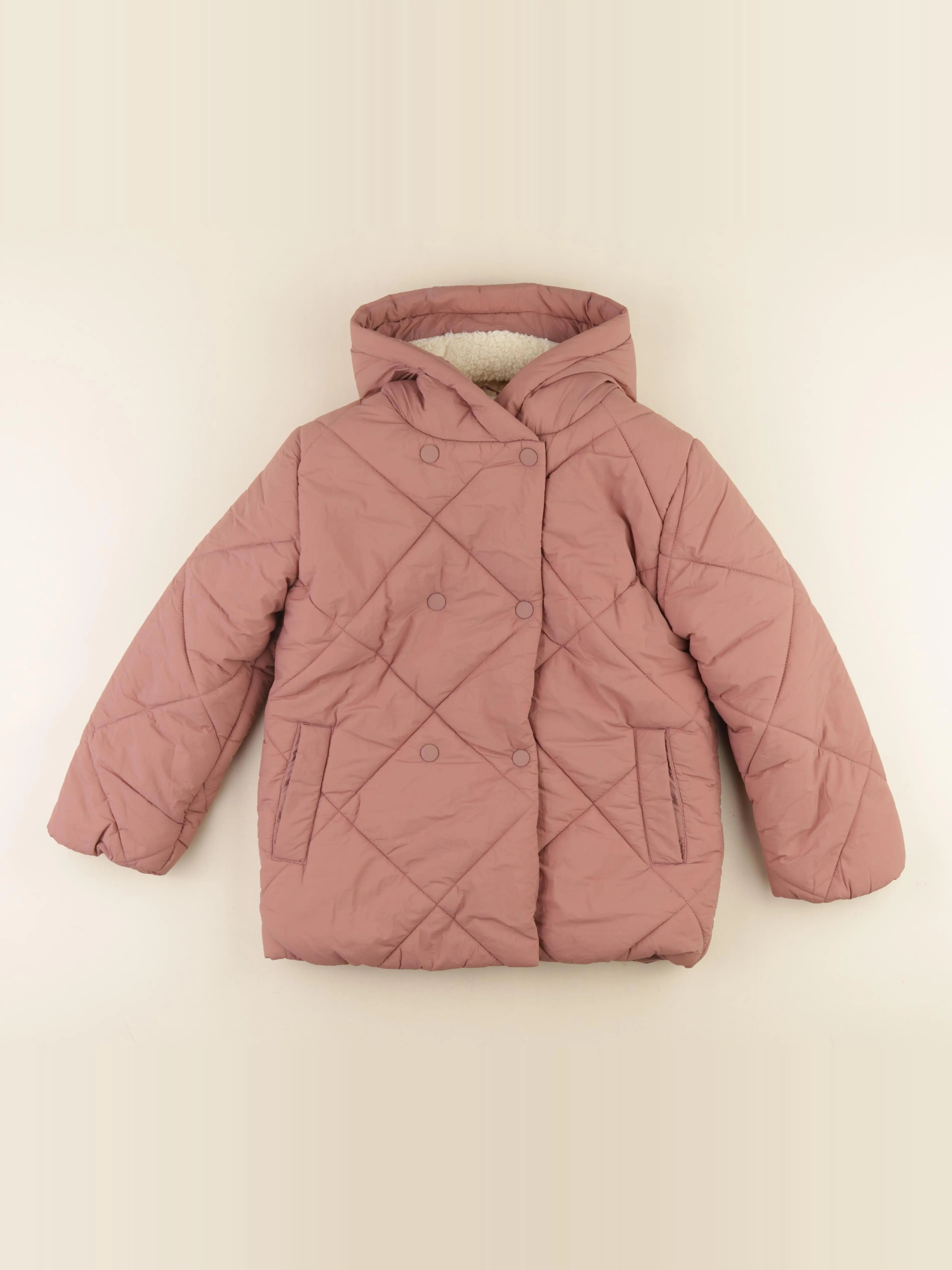 Vertbaudet - doudoune rose - 10 ans