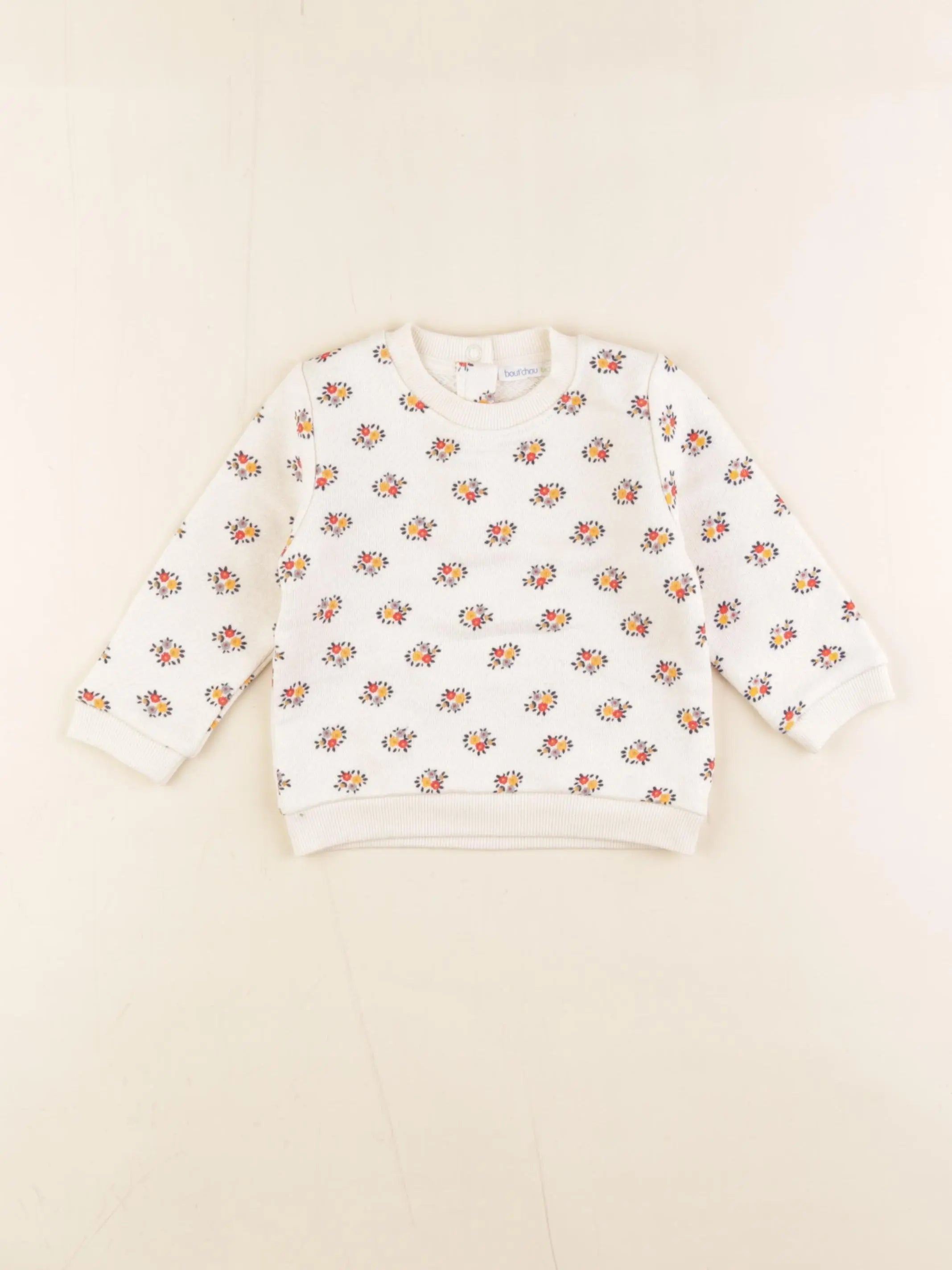 Boutchou - sweat multicolore - 9 mois