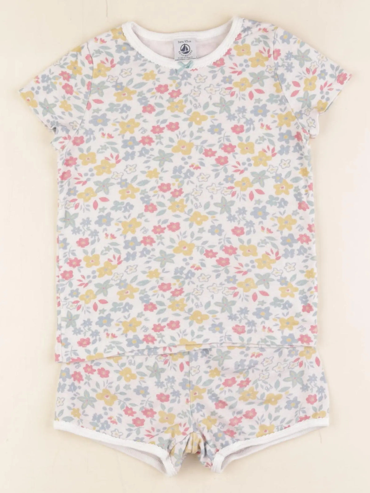 Petit Bateau - pyjama coton multicolore - 3 ans