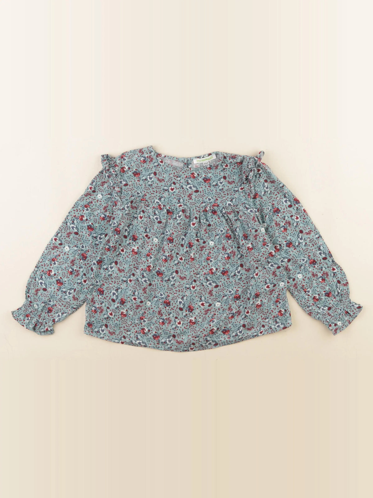 Vertbaudet - blouse bleu - 4 ans
