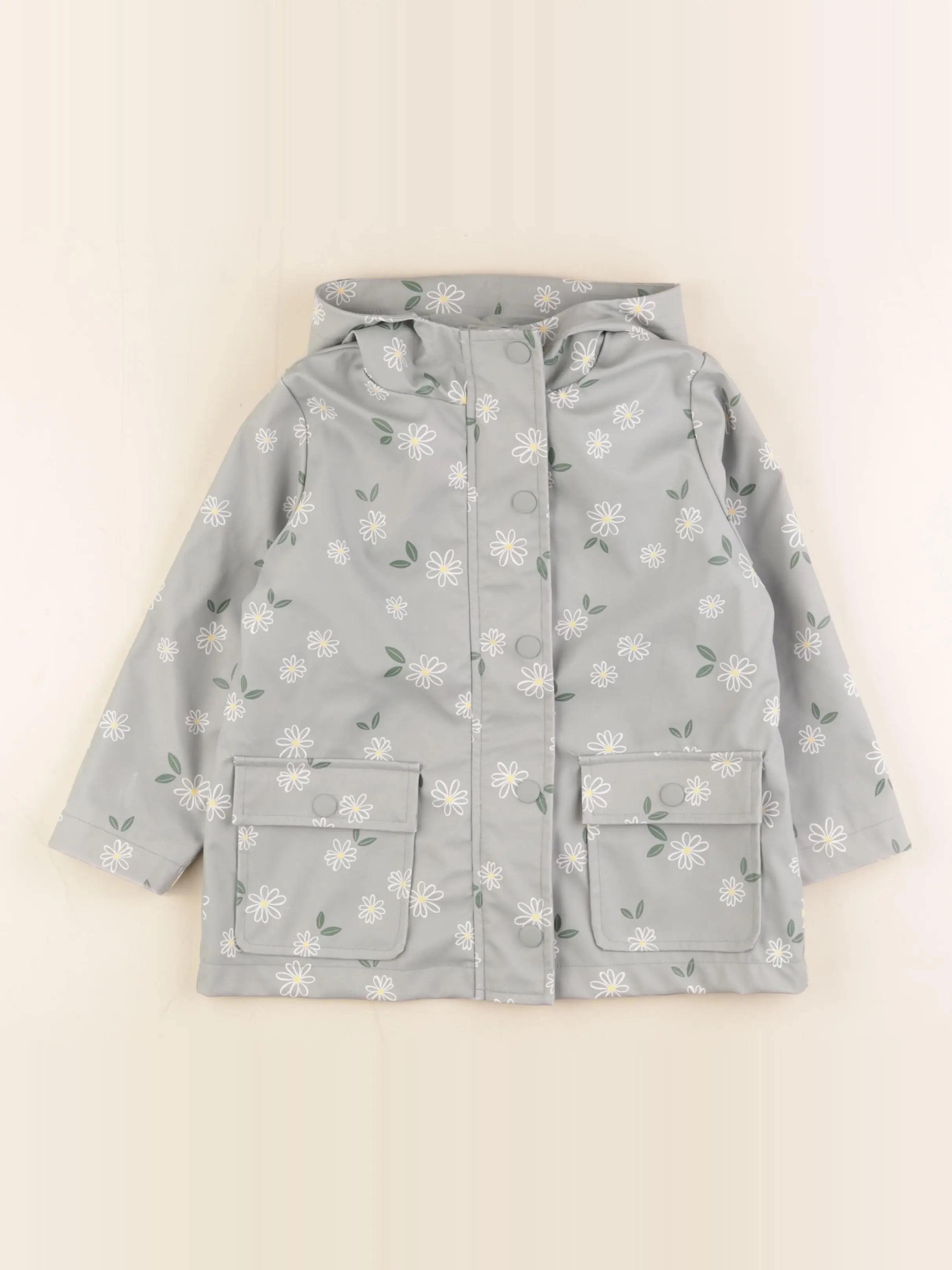 Vertbaudet - imperméable vert - 4 ans