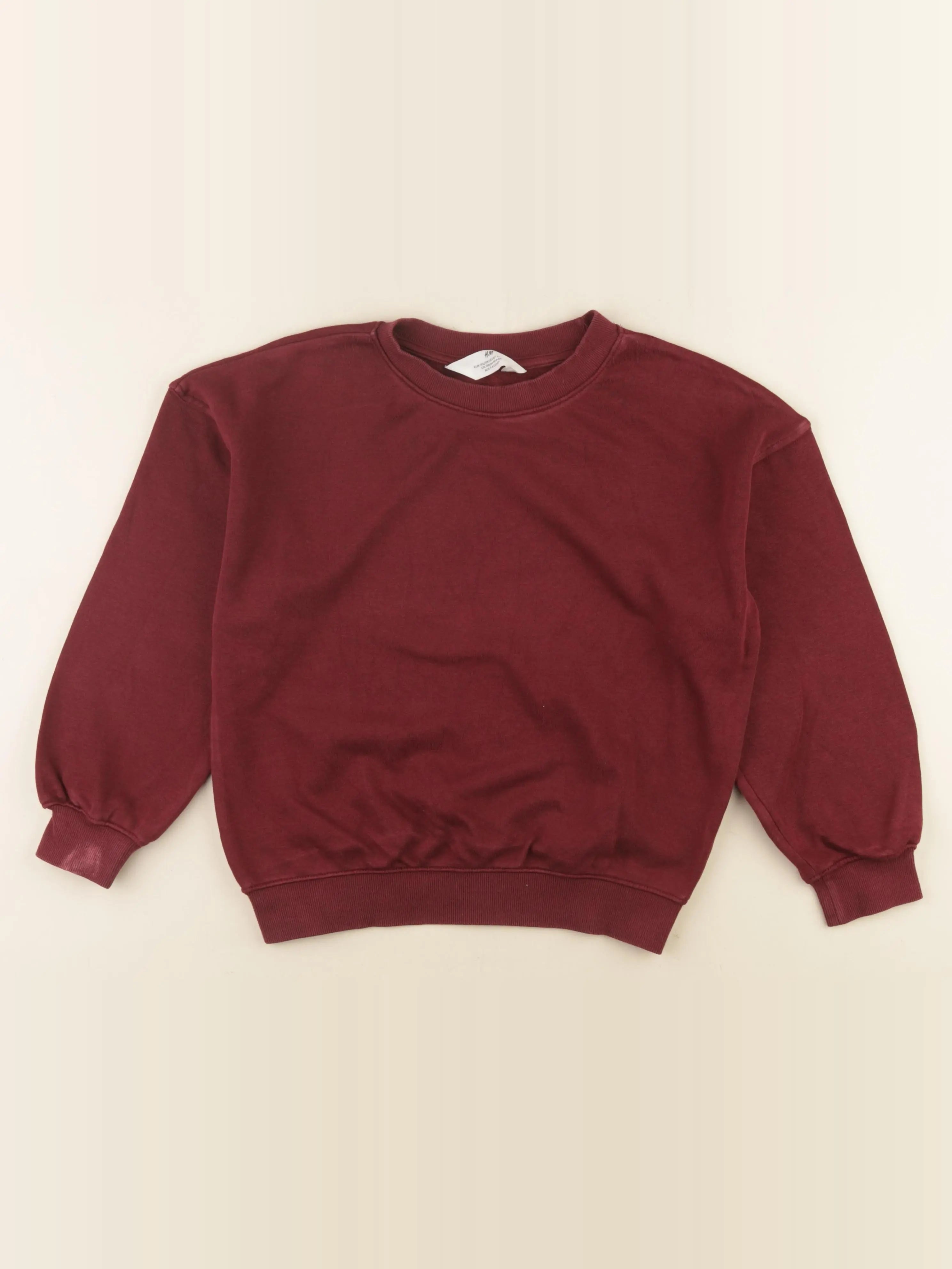 H&M - sweat rouge - 6/7 ans