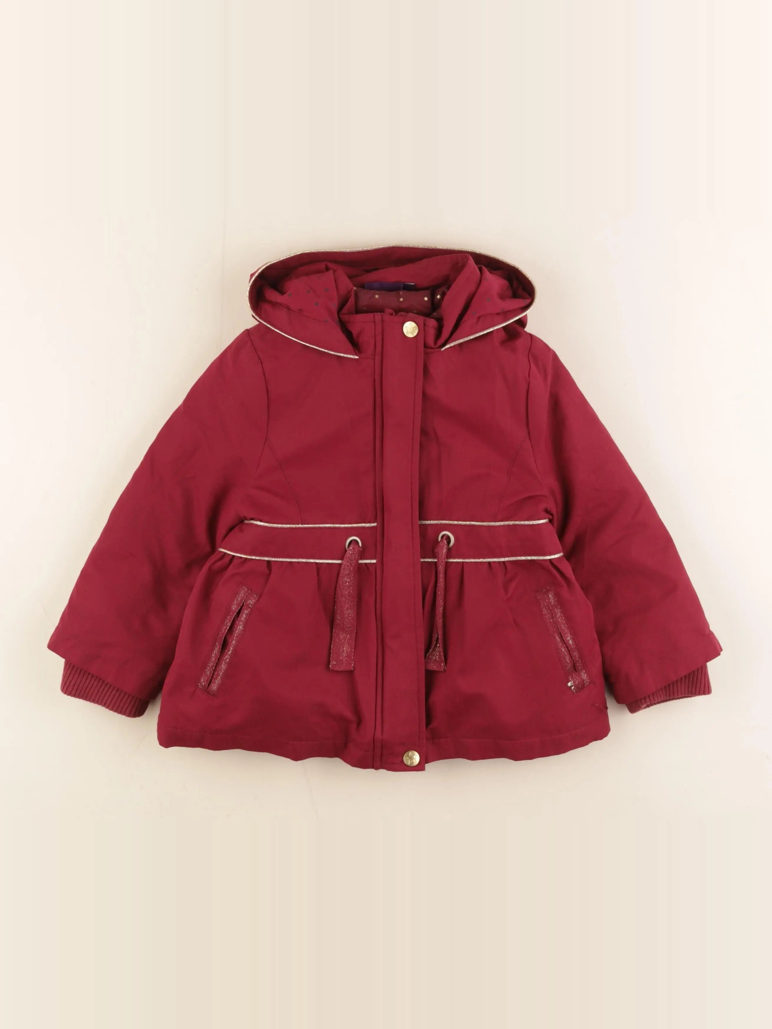 Sergent Major - veste doublure amovible rouge - 2 ans